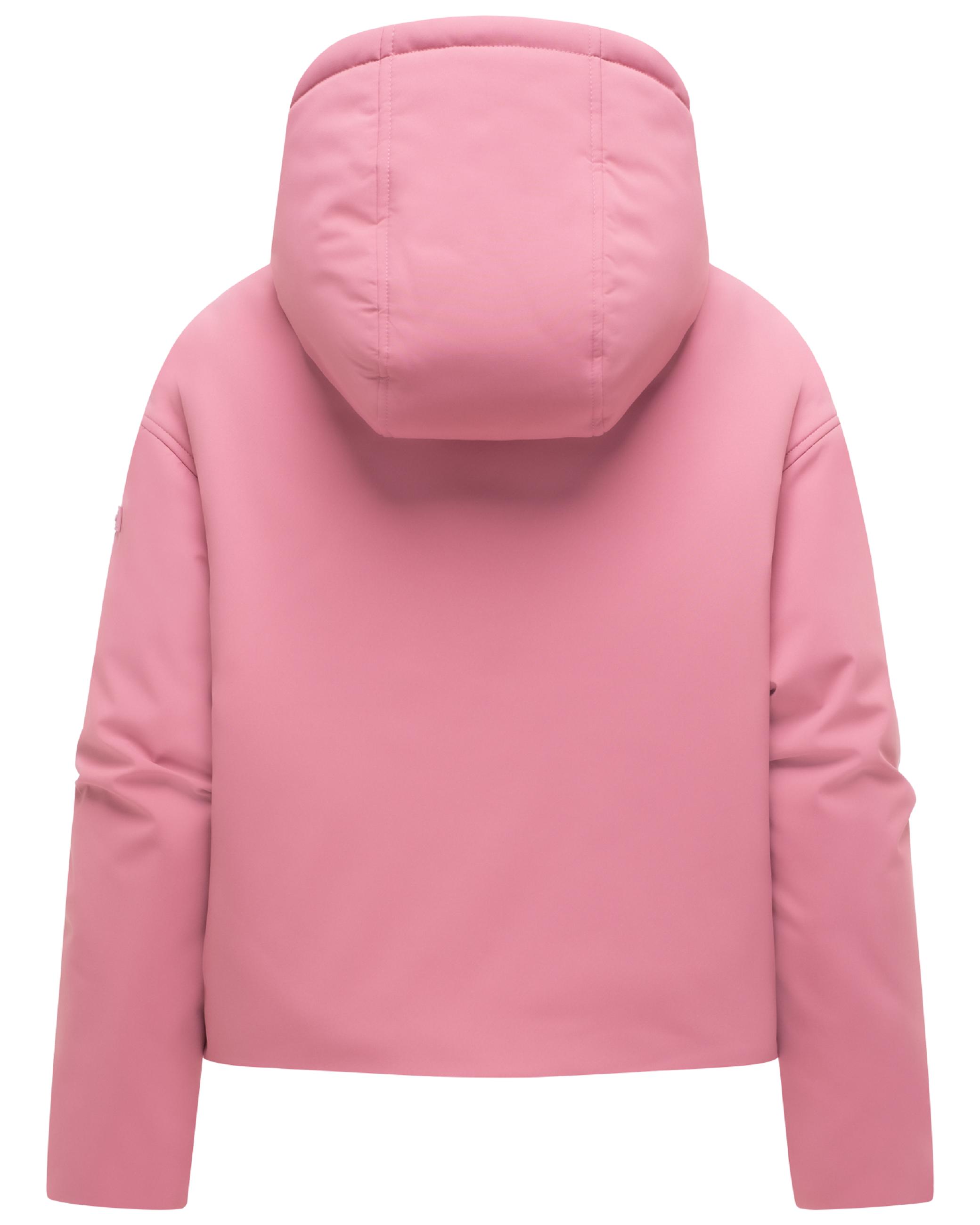 Kurze Jacke mit verstellbarem Saum "Biscuitaa 14" Dark Rose