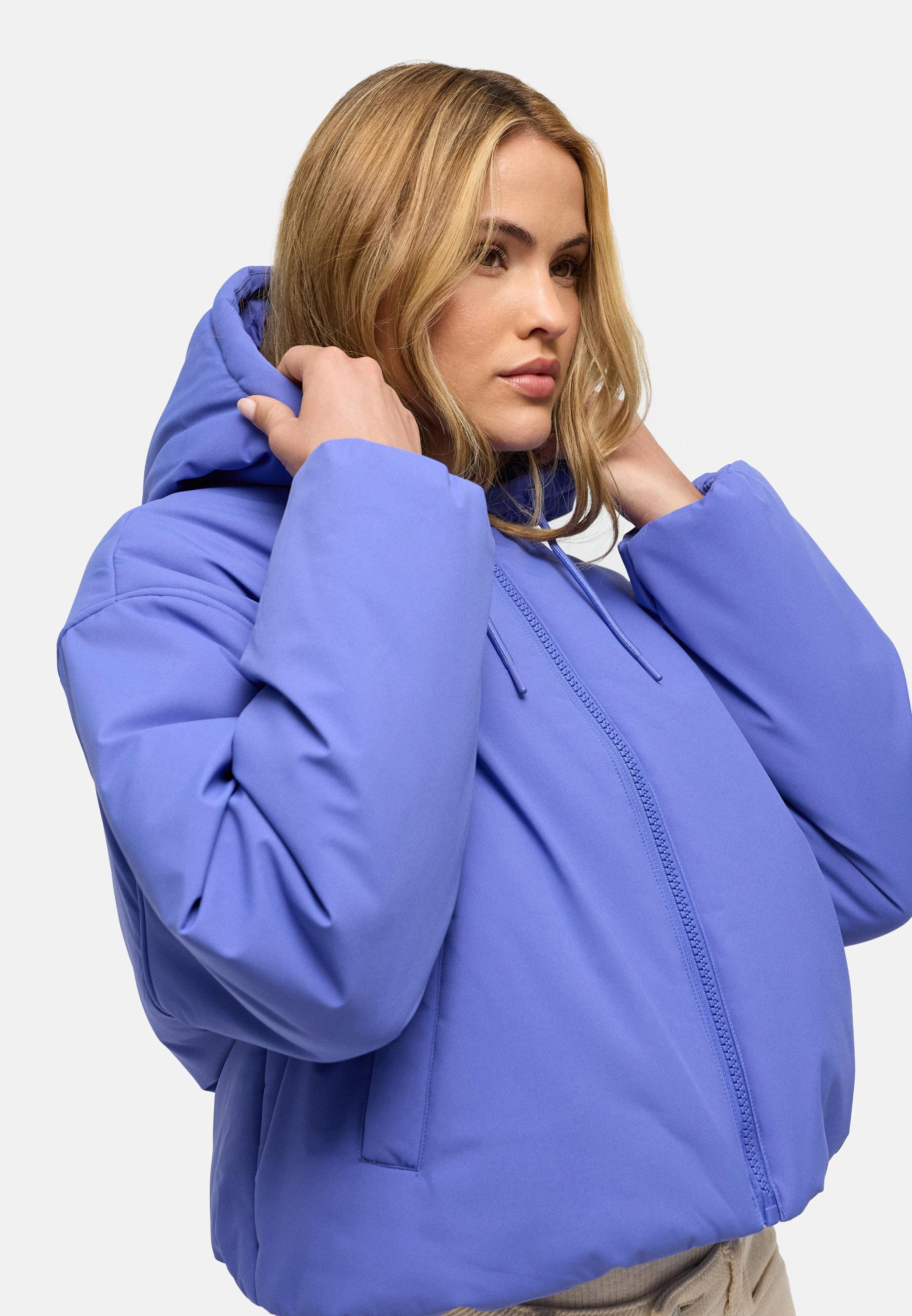 Kurze Jacke mit verstellbarem Saum "Biscuitaa 14" Deep Lavender