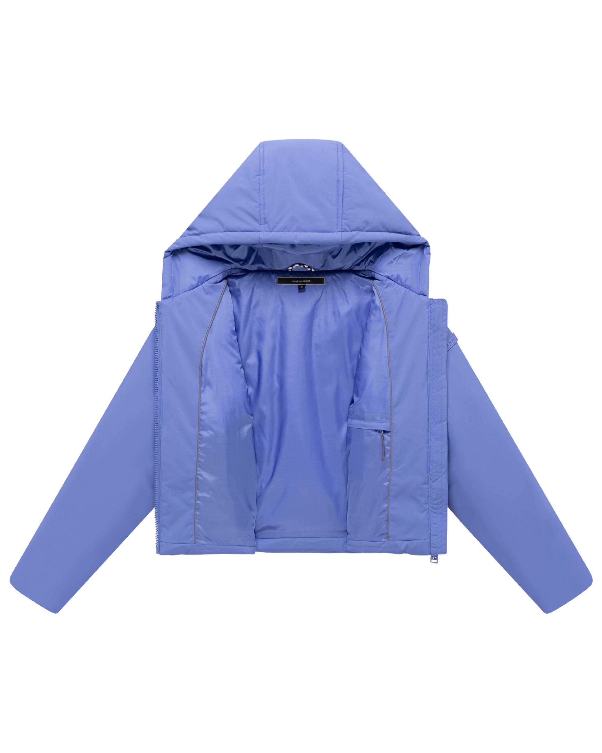 Kurze Jacke mit verstellbarem Saum "Biscuitaa 14" Deep Lavender