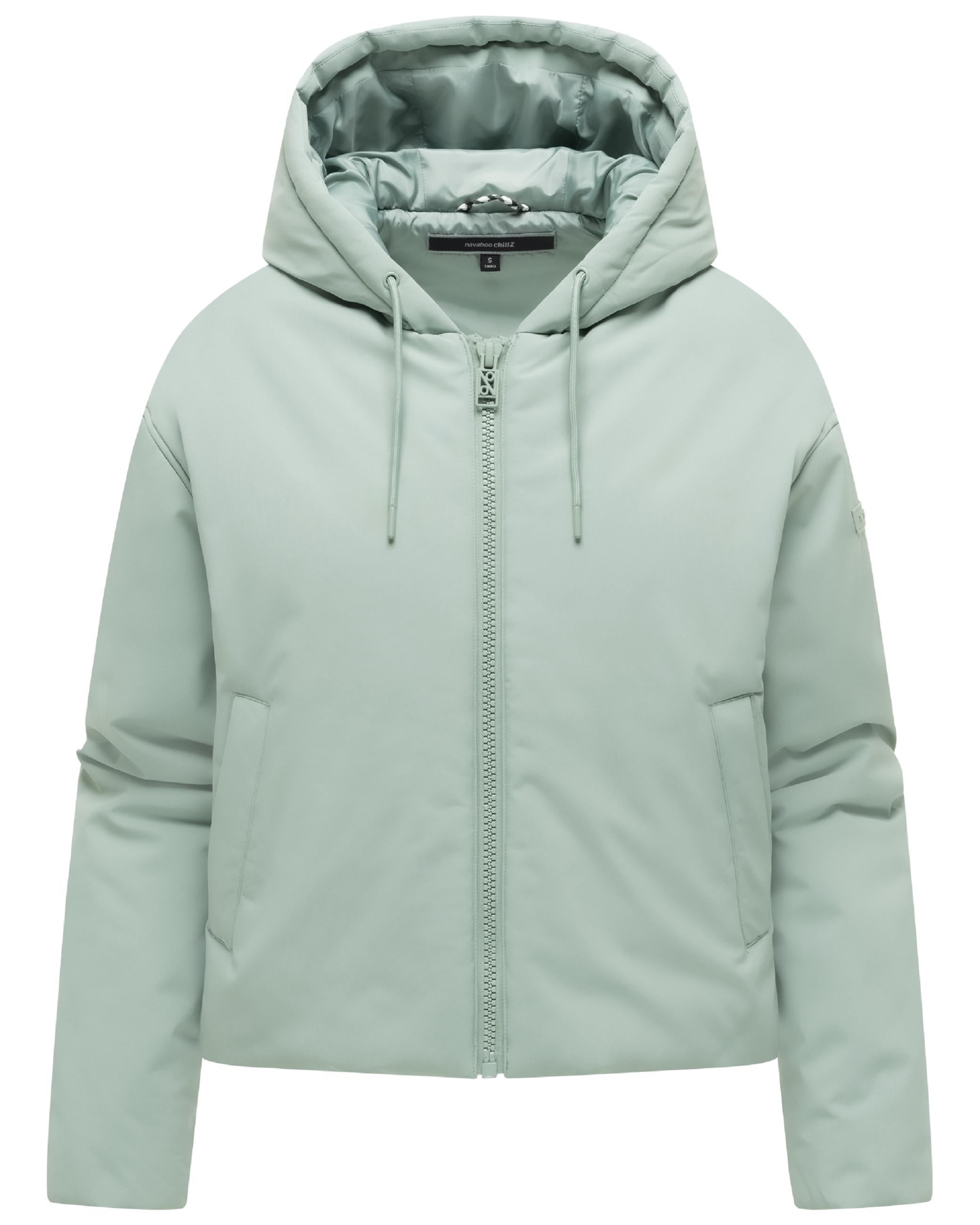 Kurze Jacke mit verstellbarem Saum "Biscuitaa 14" Smokey Mint