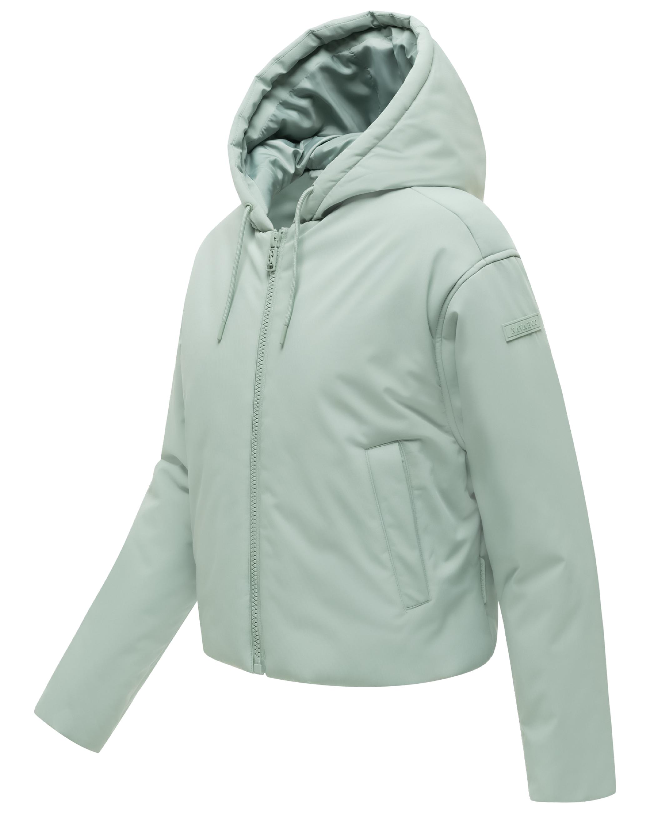 Kurze Jacke mit verstellbarem Saum "Biscuitaa 14" Smokey Mint