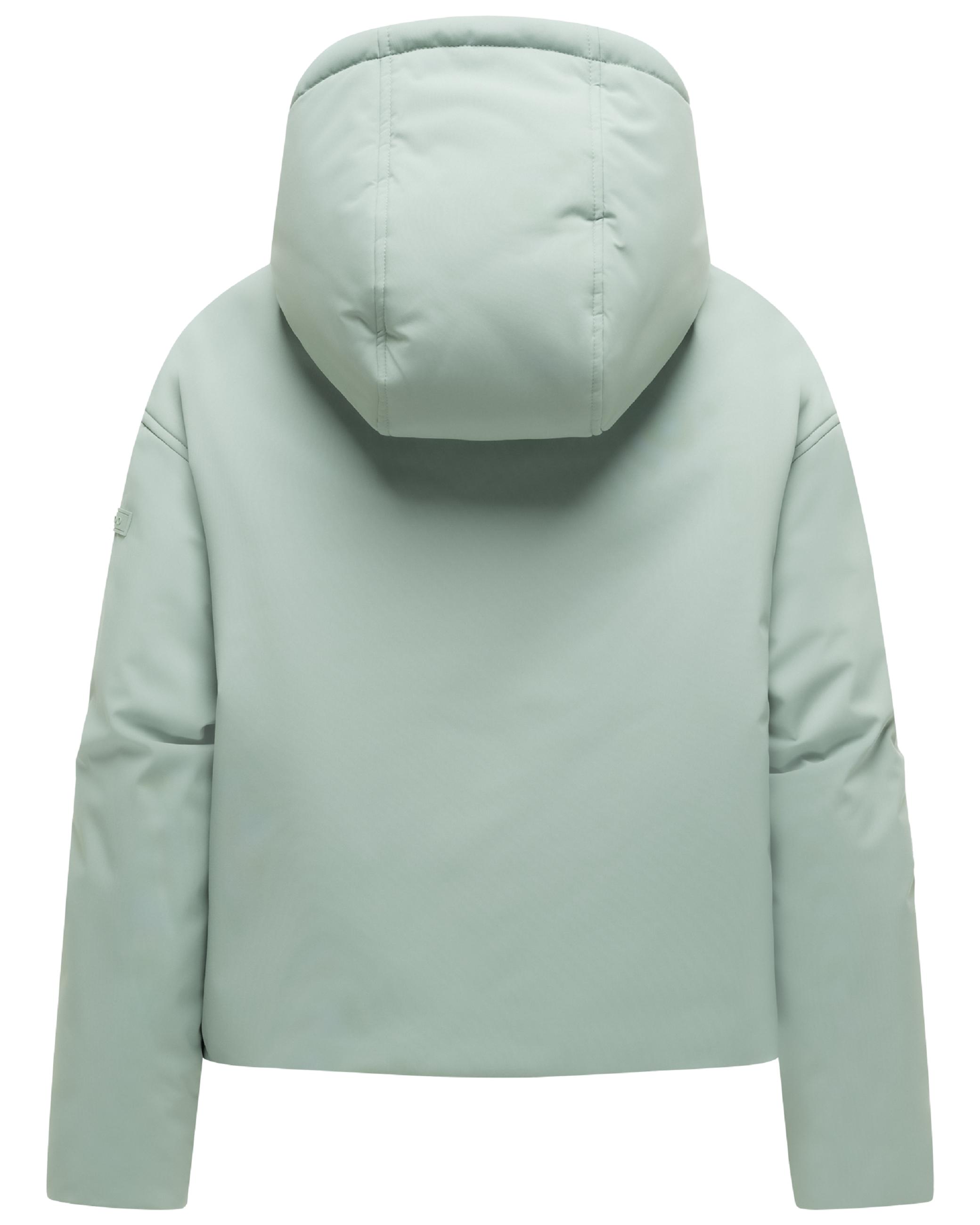 Kurze Jacke mit verstellbarem Saum "Biscuitaa 14" Smokey Mint