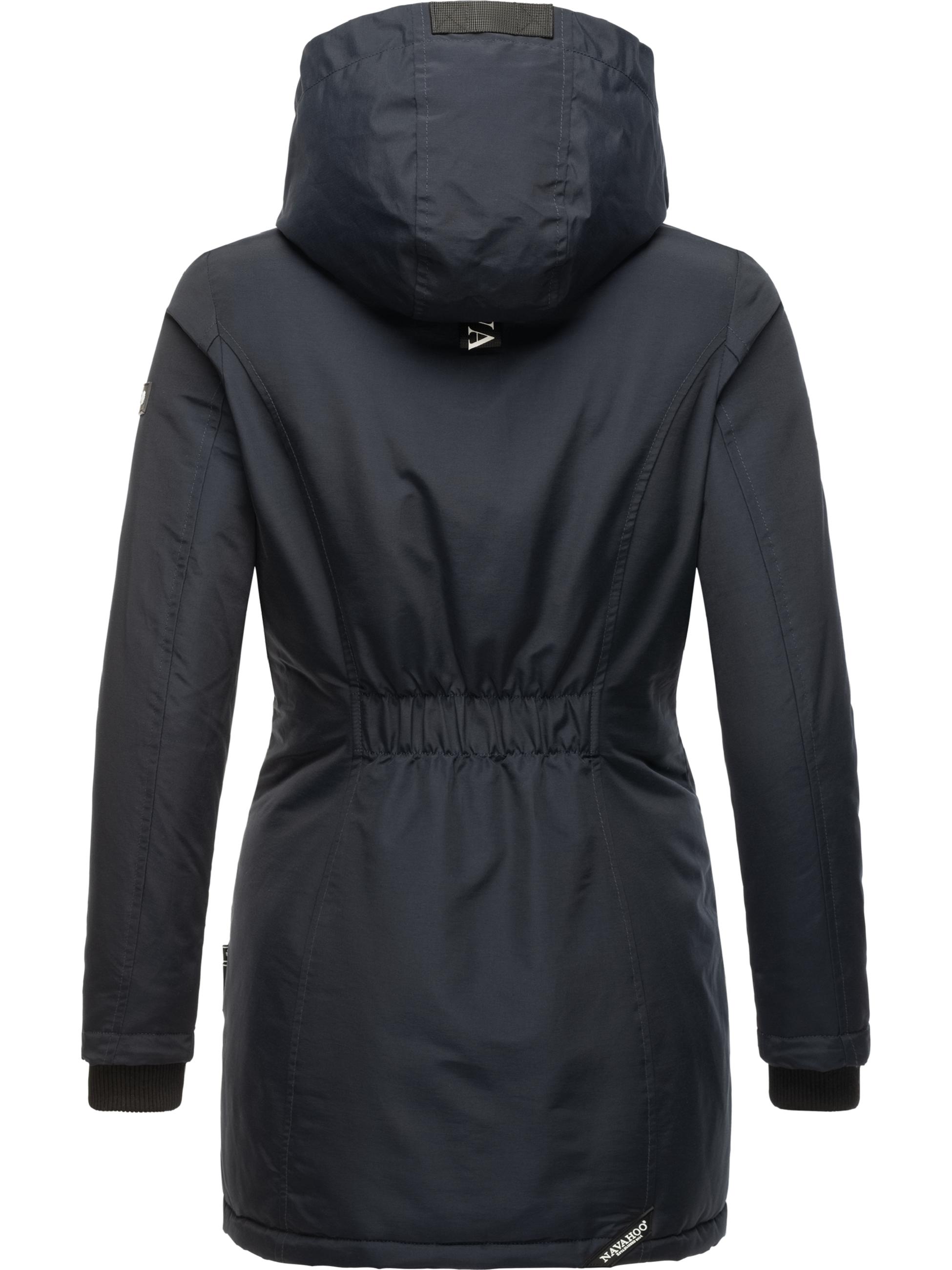 Warmer Wintermantel mit Kapuze "Blizzardstorm" Navy