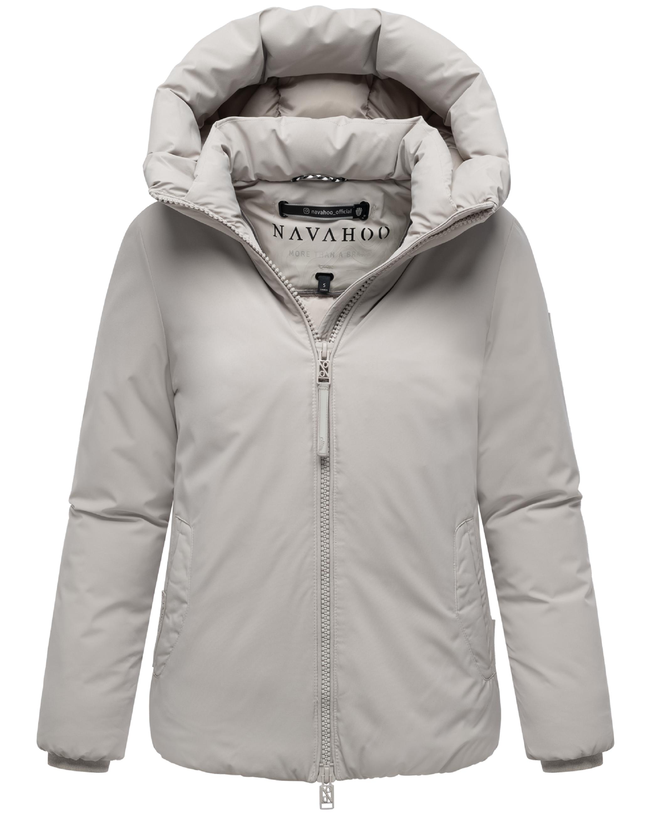 Winterjacke mit Kapuze "Blütenlicht 14" Bone