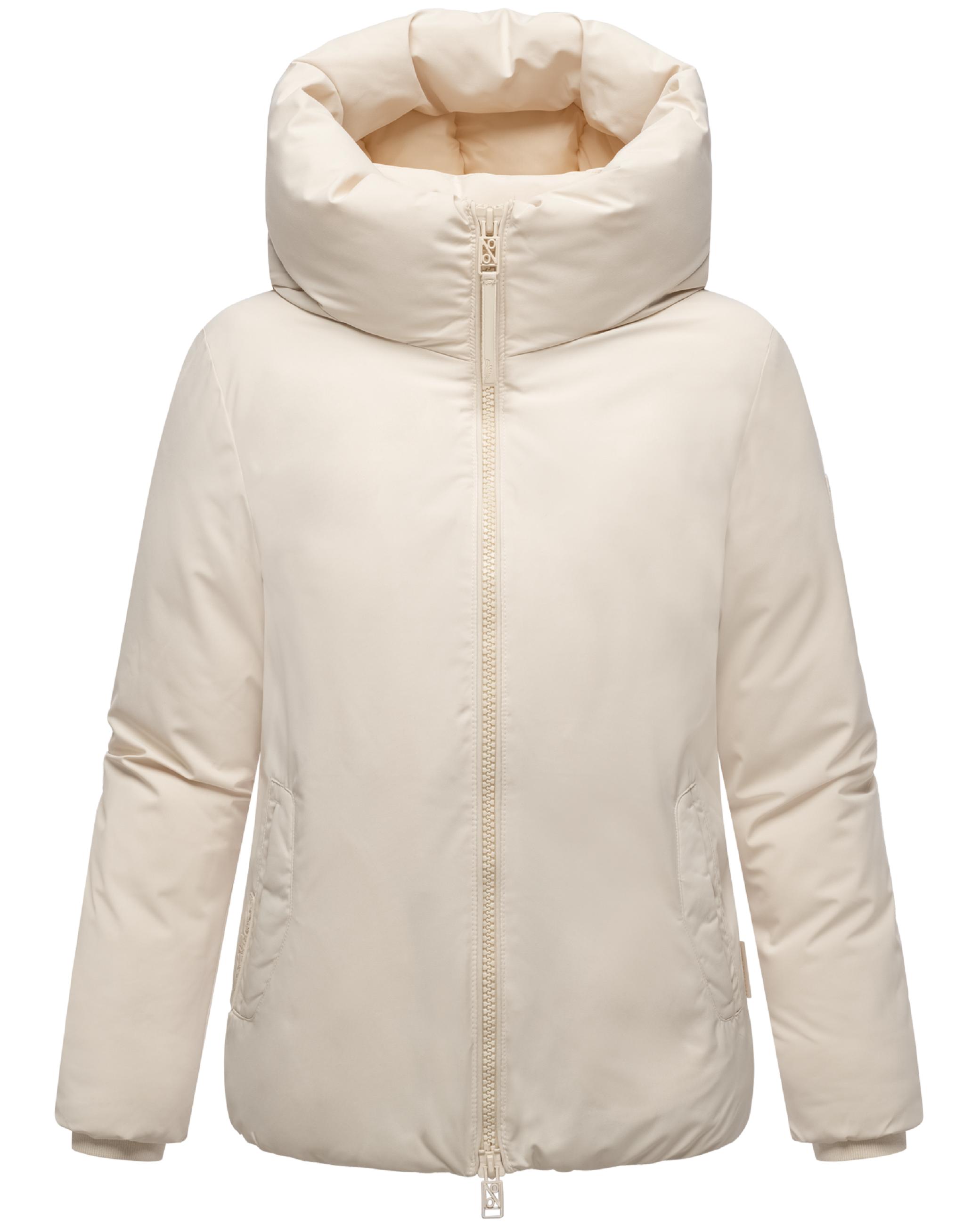 Winterjacke mit Kapuze "Blütenlicht 14" Cream