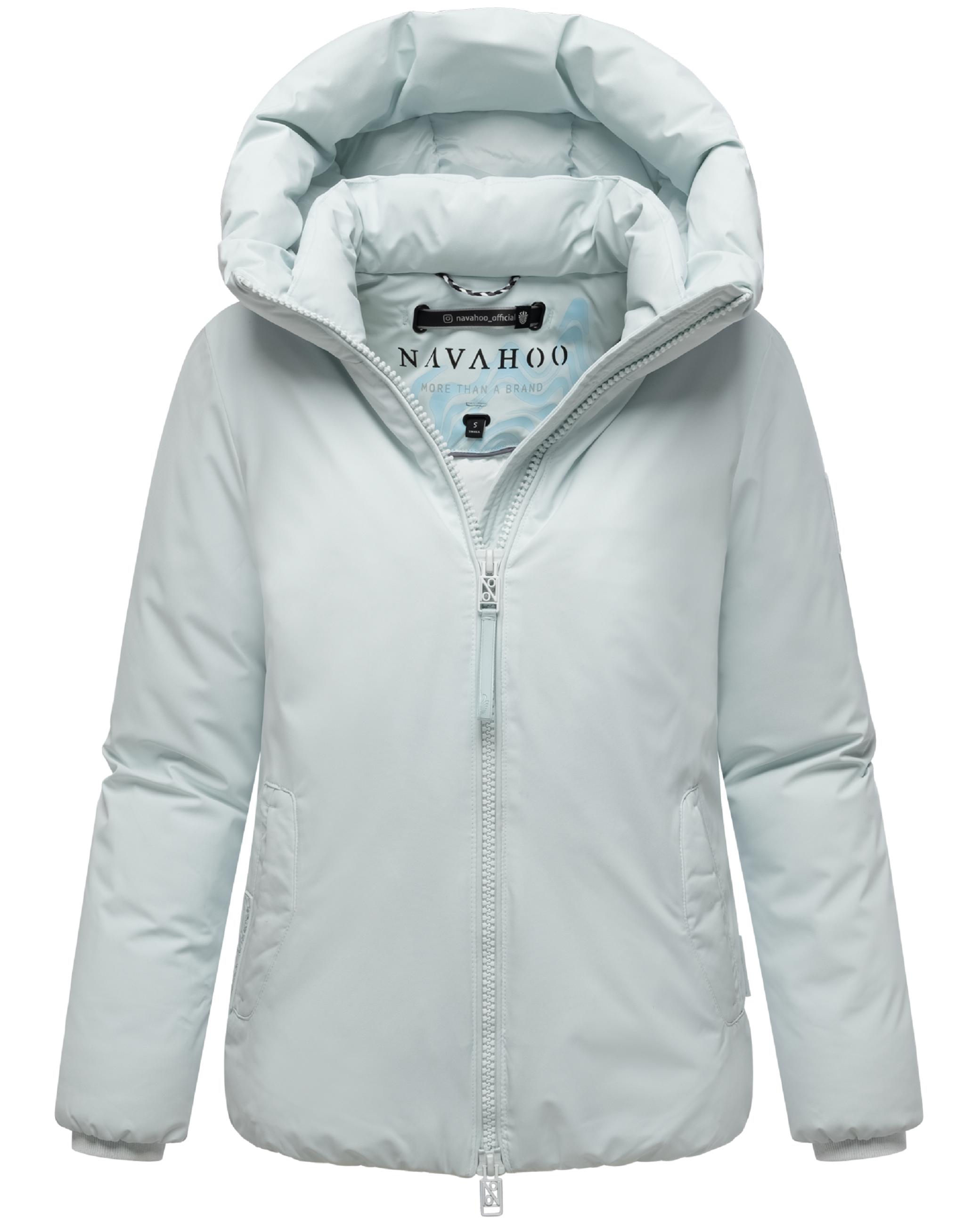 Winterjacke mit Kapuze "Blütenlicht 14" Ice Blue