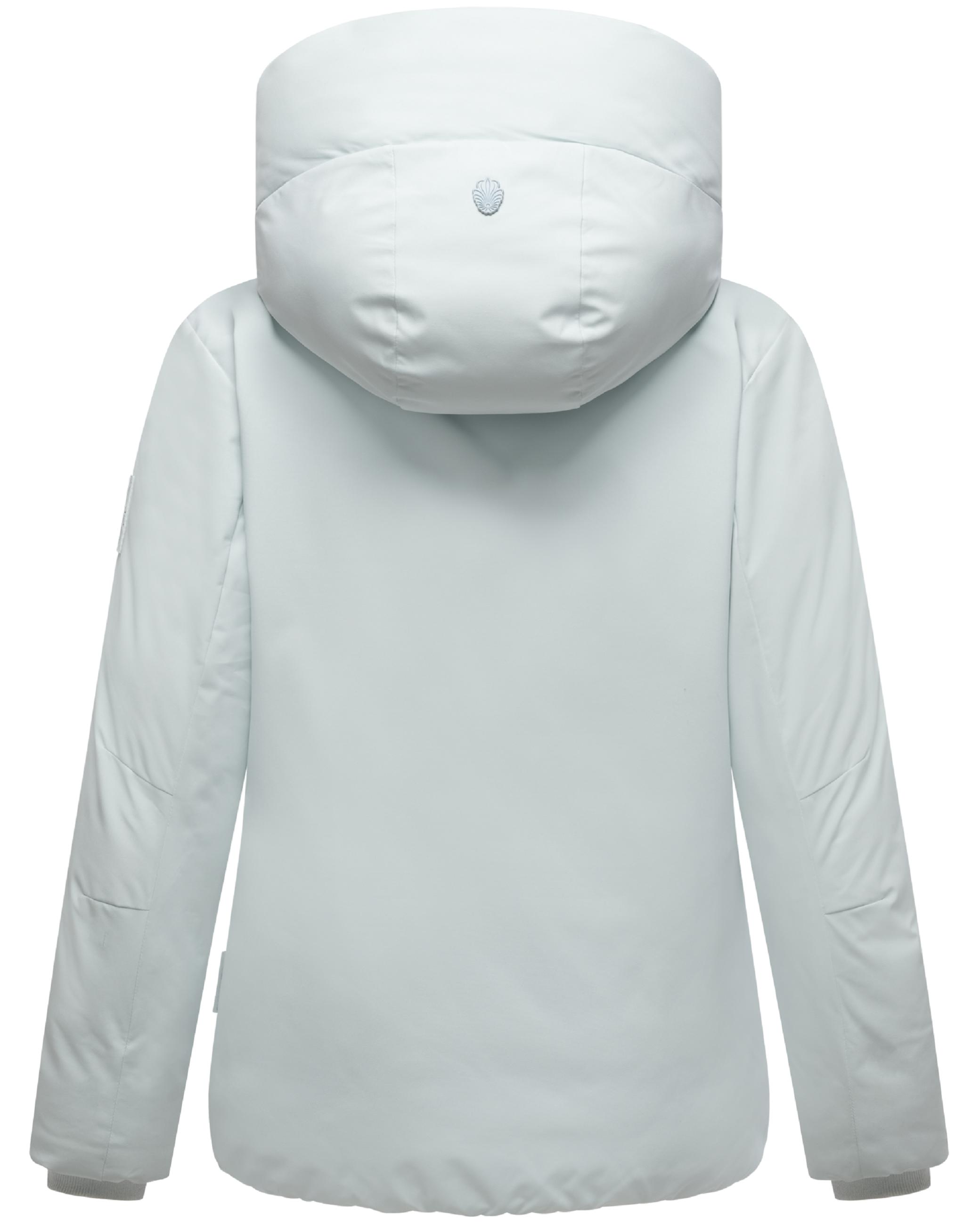 Winterjacke mit Kapuze "Blütenlicht 14" Ice Blue
