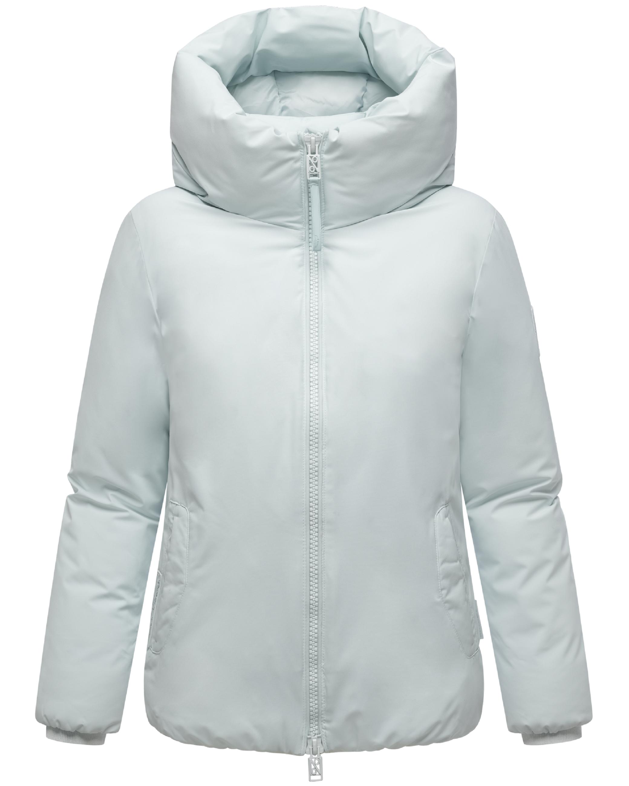 Winterjacke mit Kapuze "Blütenlicht 14" Ice Blue