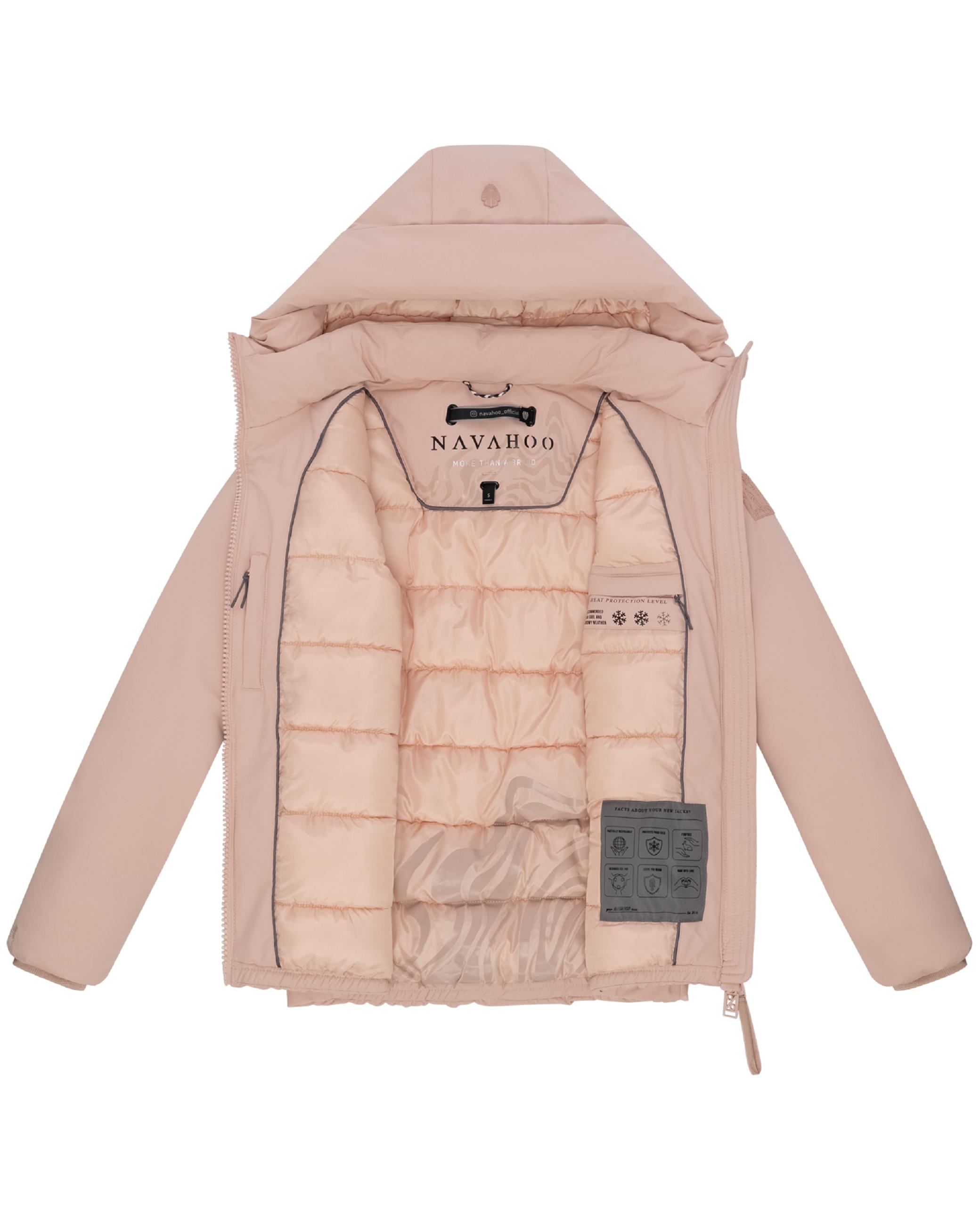 Winterjacke mit Kapuze "Blütenlicht 14" Light Peach