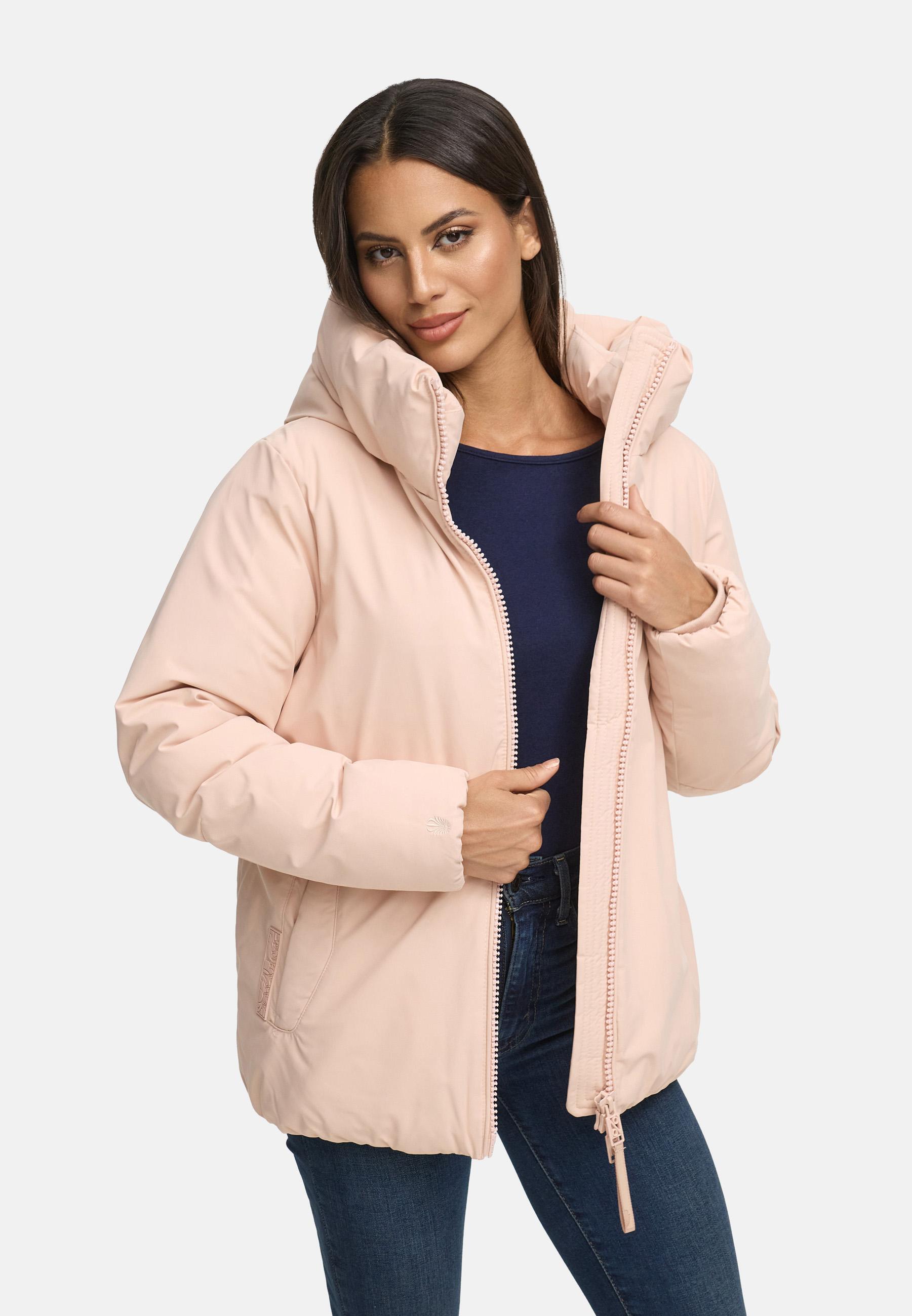 Winterjacke mit Kapuze "Blütenlicht 14" Light Peach