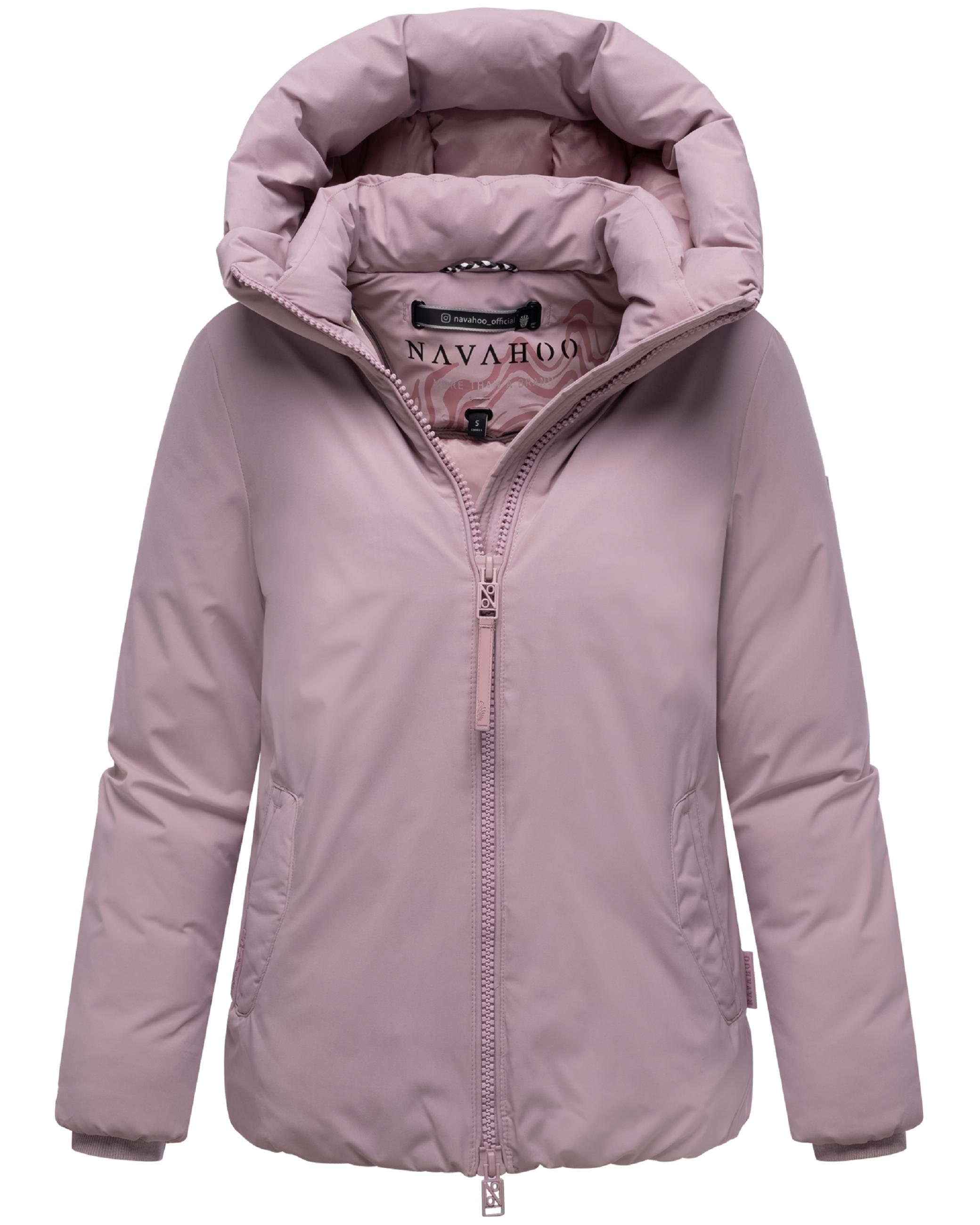 Winterjacke mit Kapuze "Blütenlicht 14" Lilac Rose