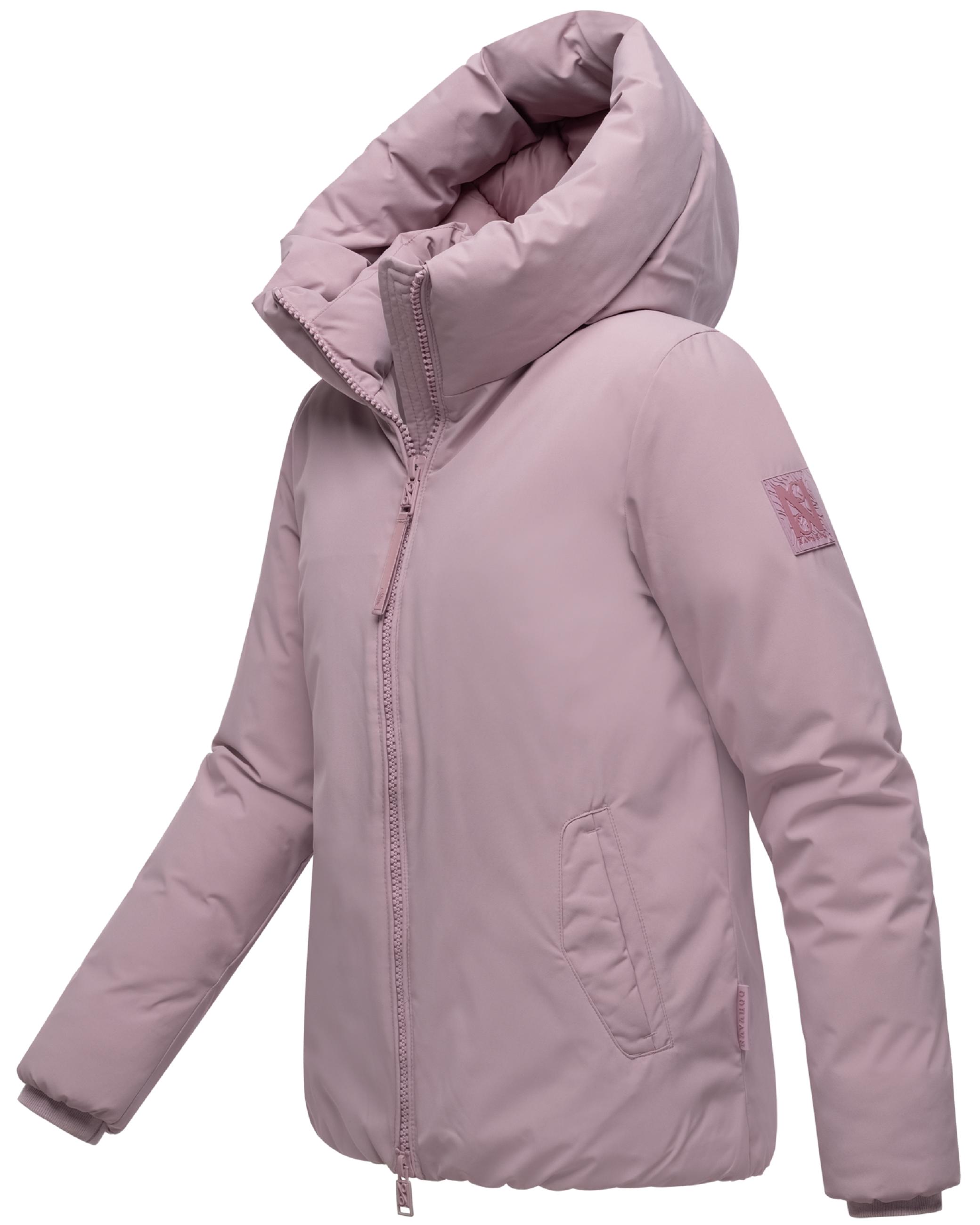 Winterjacke mit Kapuze "Blütenlicht 14" Lilac Rose