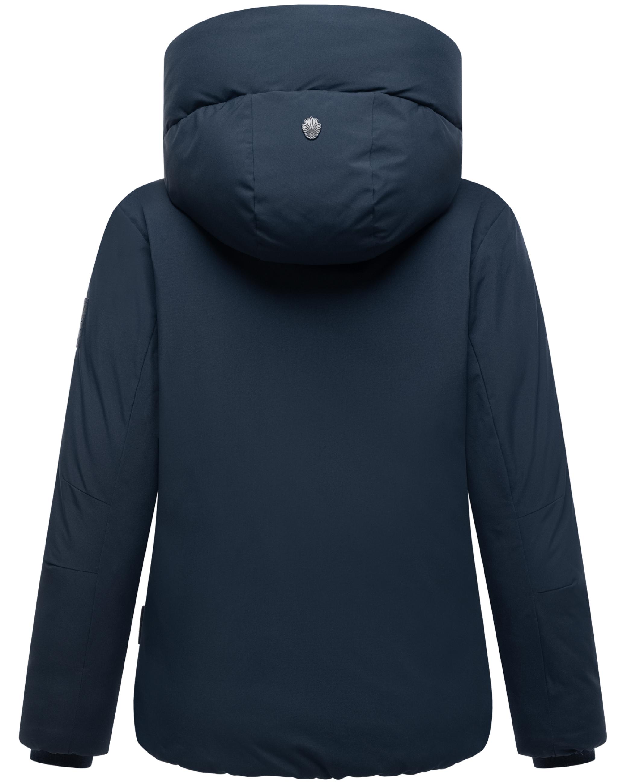 Winterjacke mit Kapuze "Blütenlicht 14" Navy