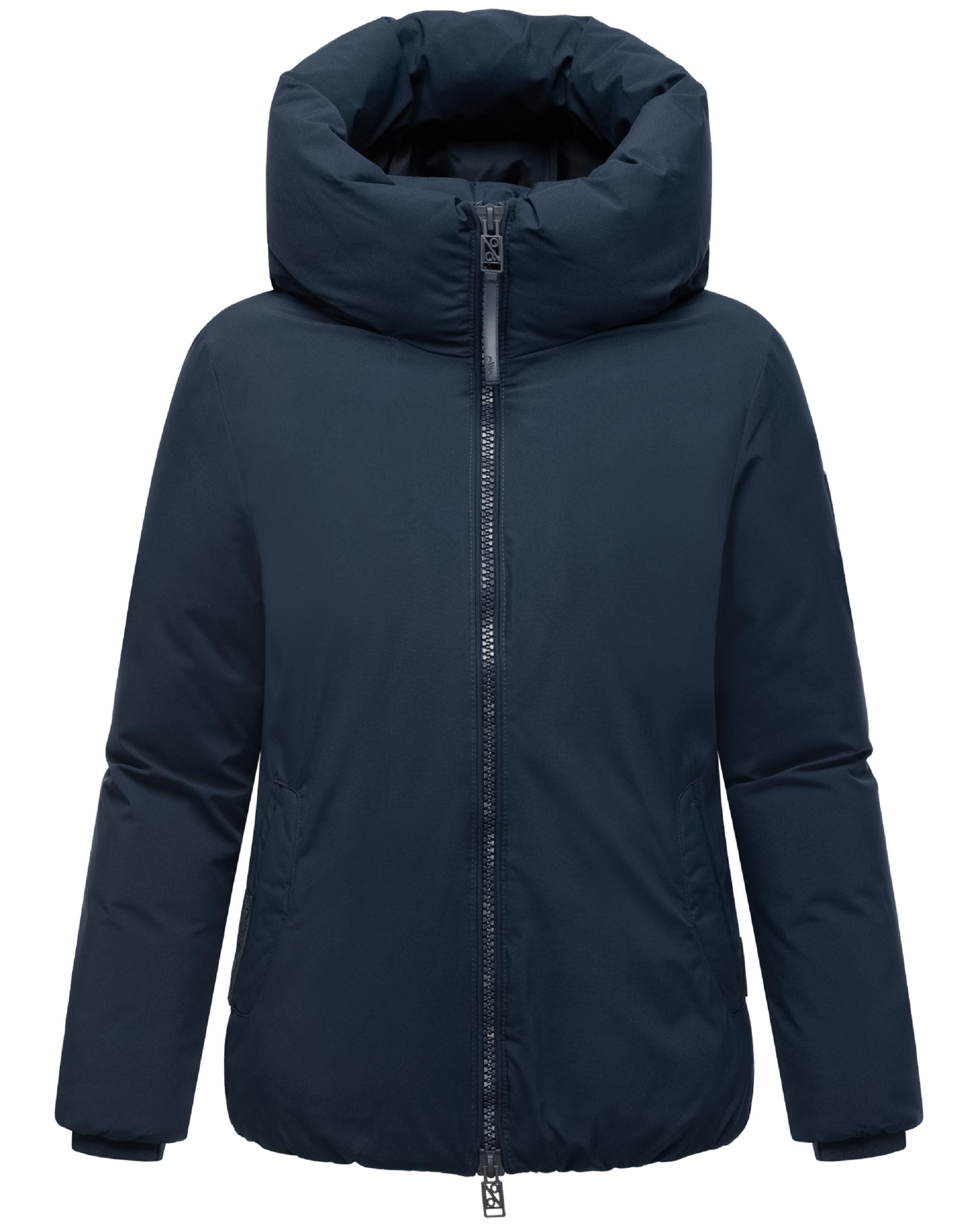 Winterjacke mit Kapuze "Blütenlicht 14" Navy