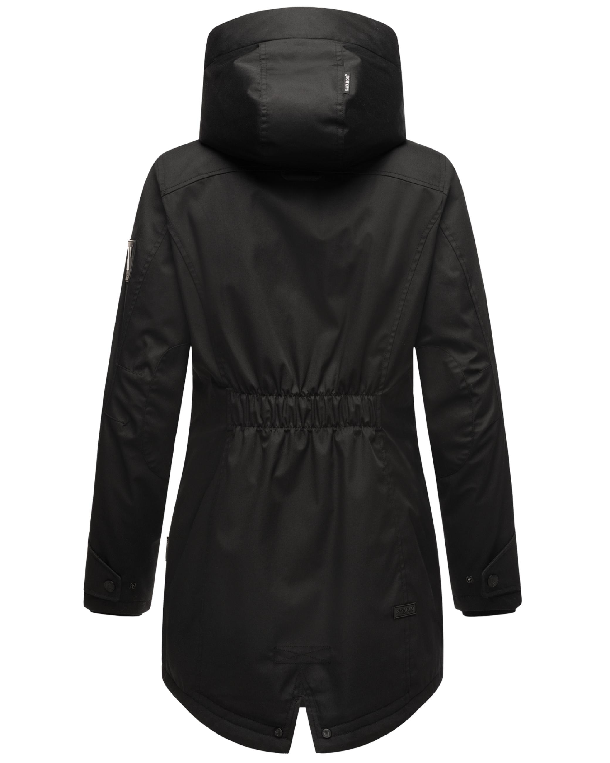 Wasserdichter Parka mit Kapuze "Brinjaa" Black