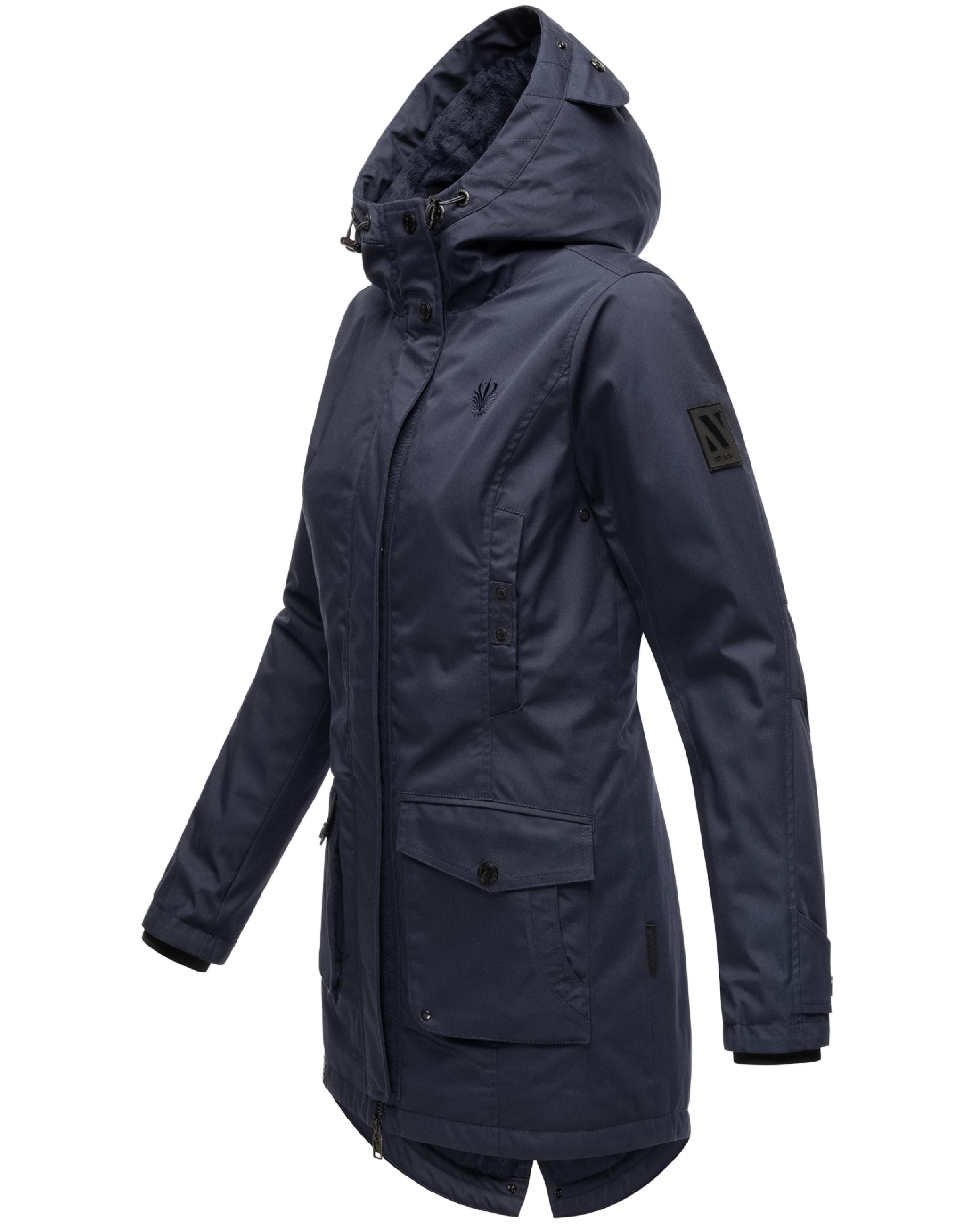 Wasserdichter Parka mit Kapuze "Brinjaa" Navy