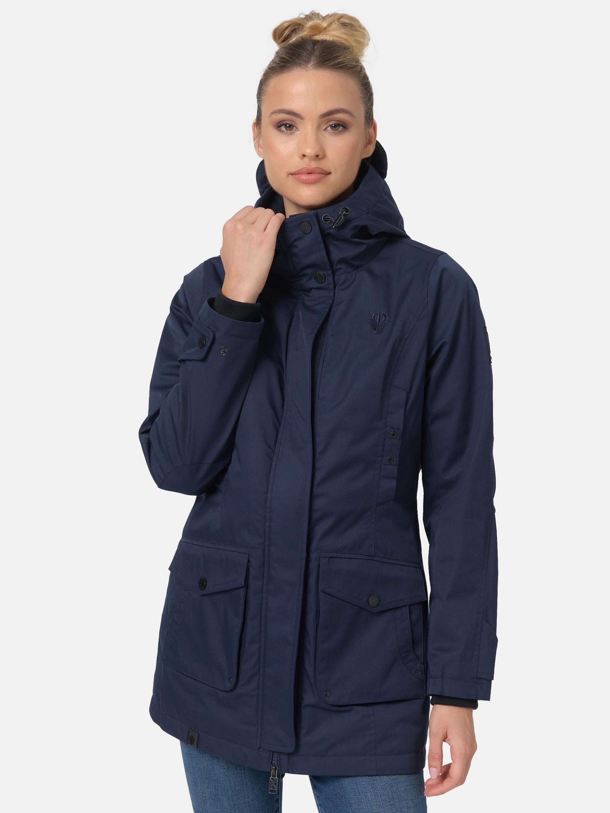 Wasserdichter Parka mit Kapuze "Brinjaa" Navy