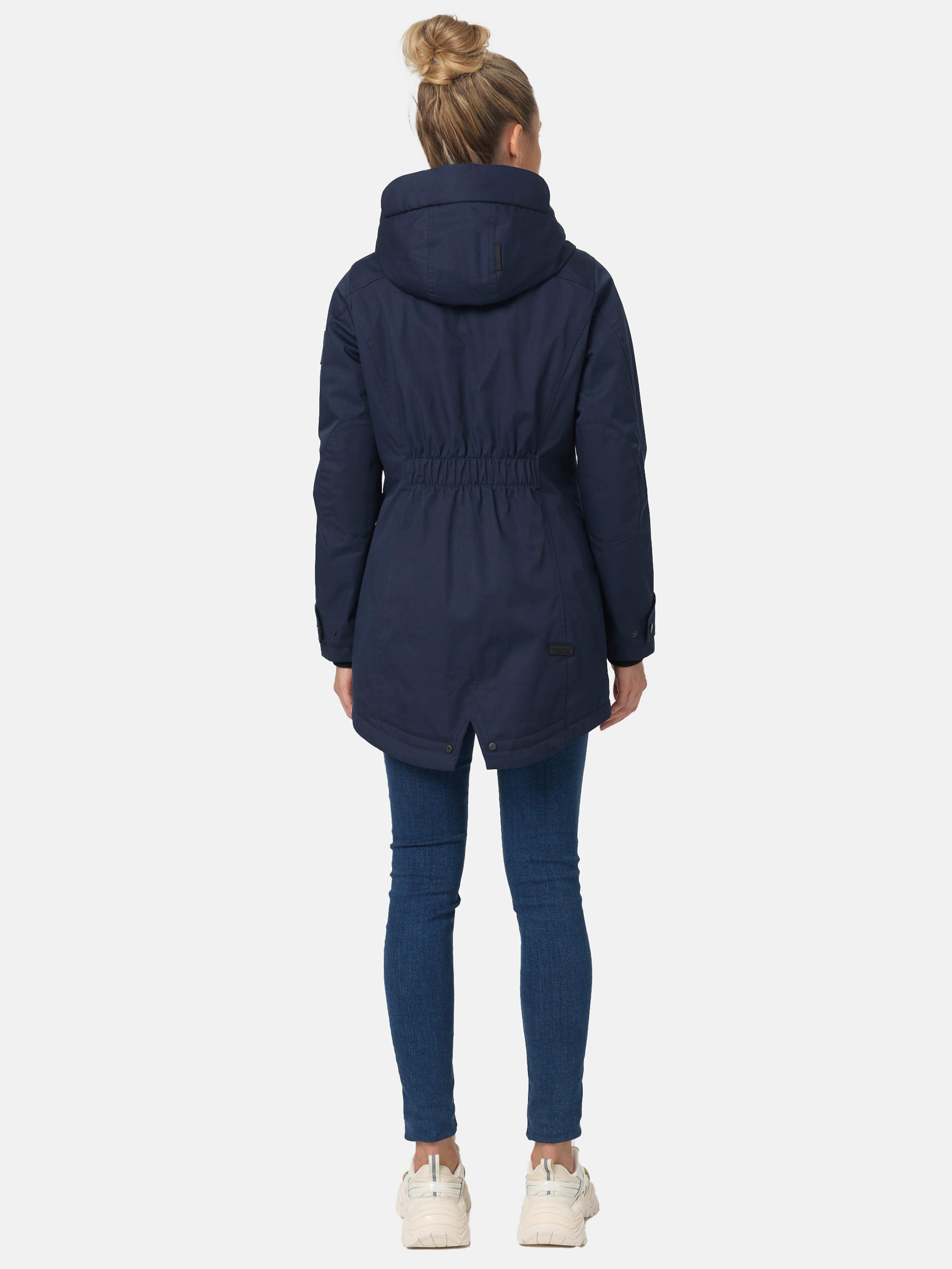 Wasserdichter Parka mit Kapuze "Brinjaa" Navy