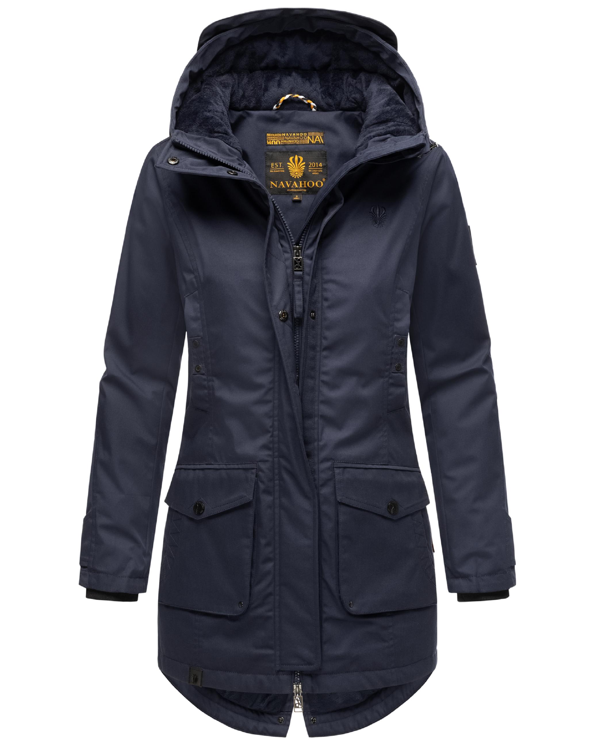 Wasserdichter Parka mit Kapuze "Brinjaa" Navy