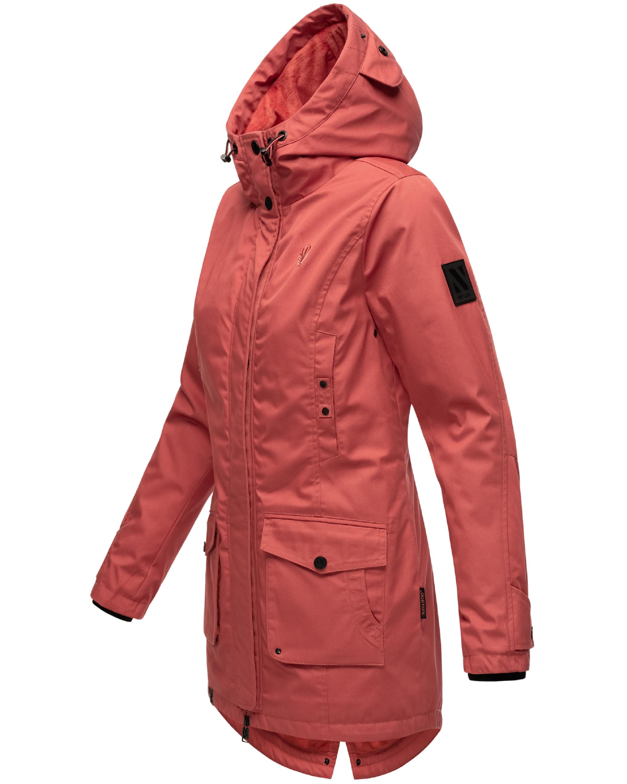 Wasserdichter Parka mit Kapuze "Brinjaa" Rouge