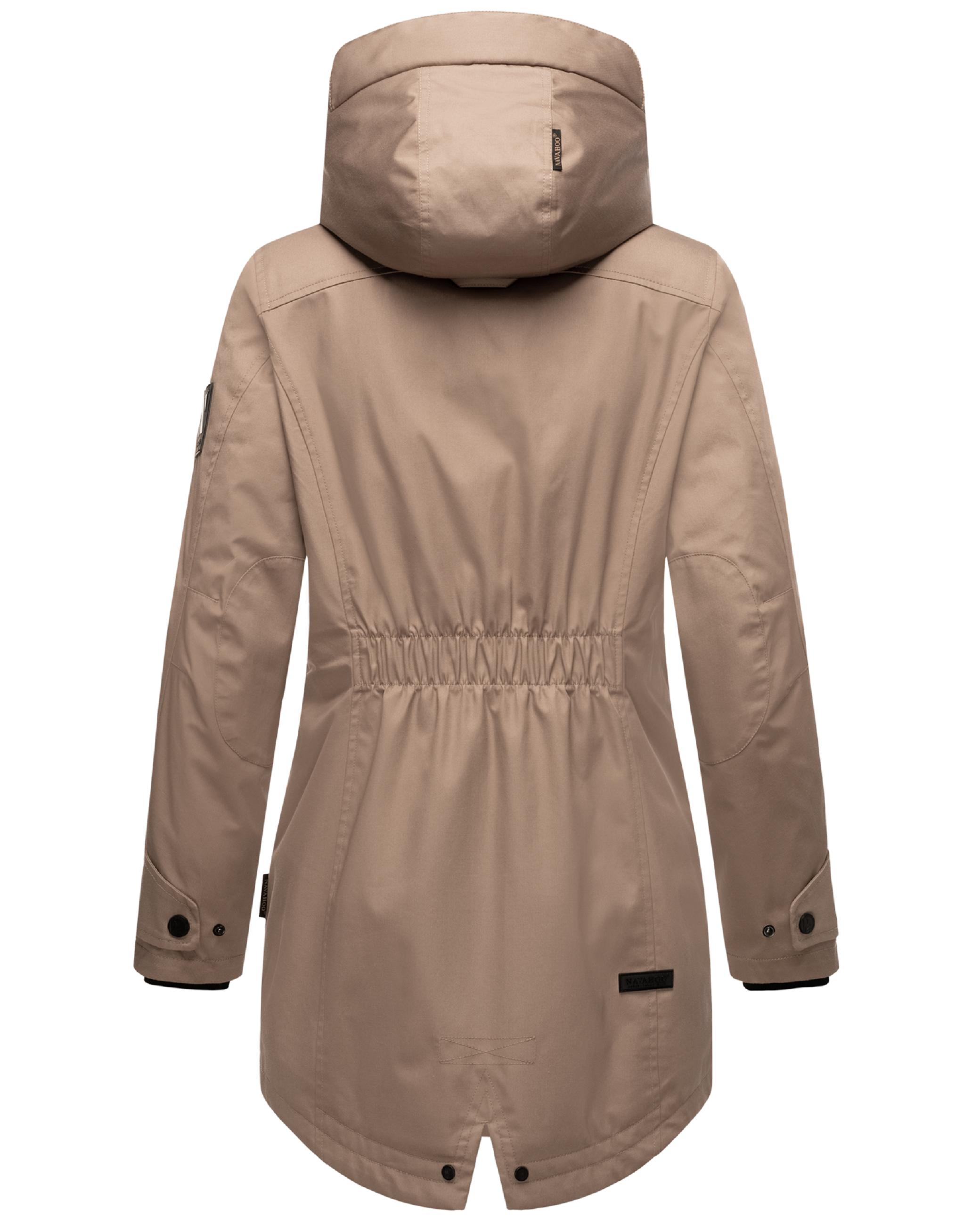 Wasserdichter Parka mit Kapuze "Brinjaa" Taupe Grey