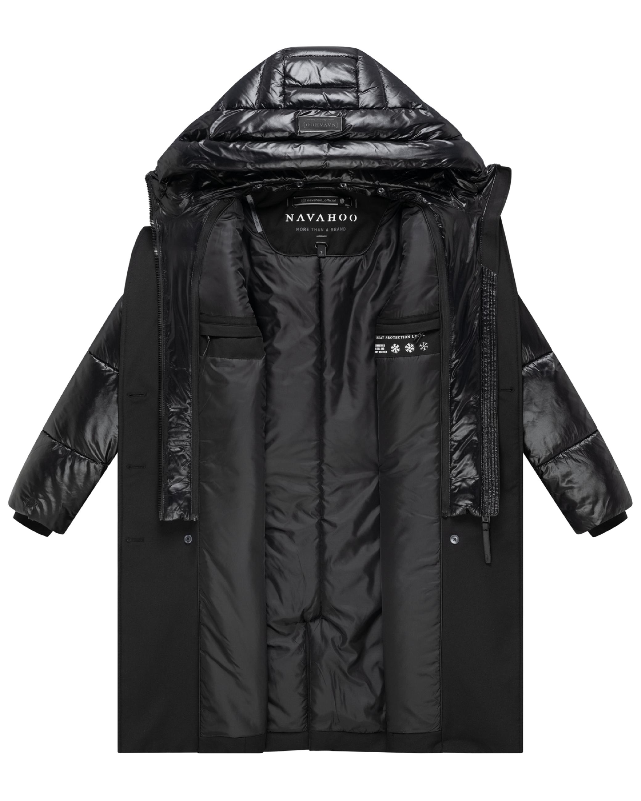 Trenchcoat mit herausnehmbarem Inlay "City-Glow 14" Black