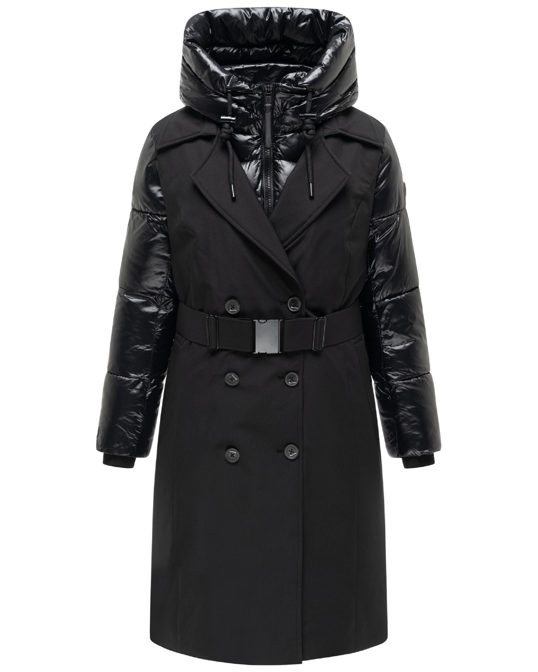 Trenchcoat mit herausnehmbarem Inlay "City-Glow 14" Black