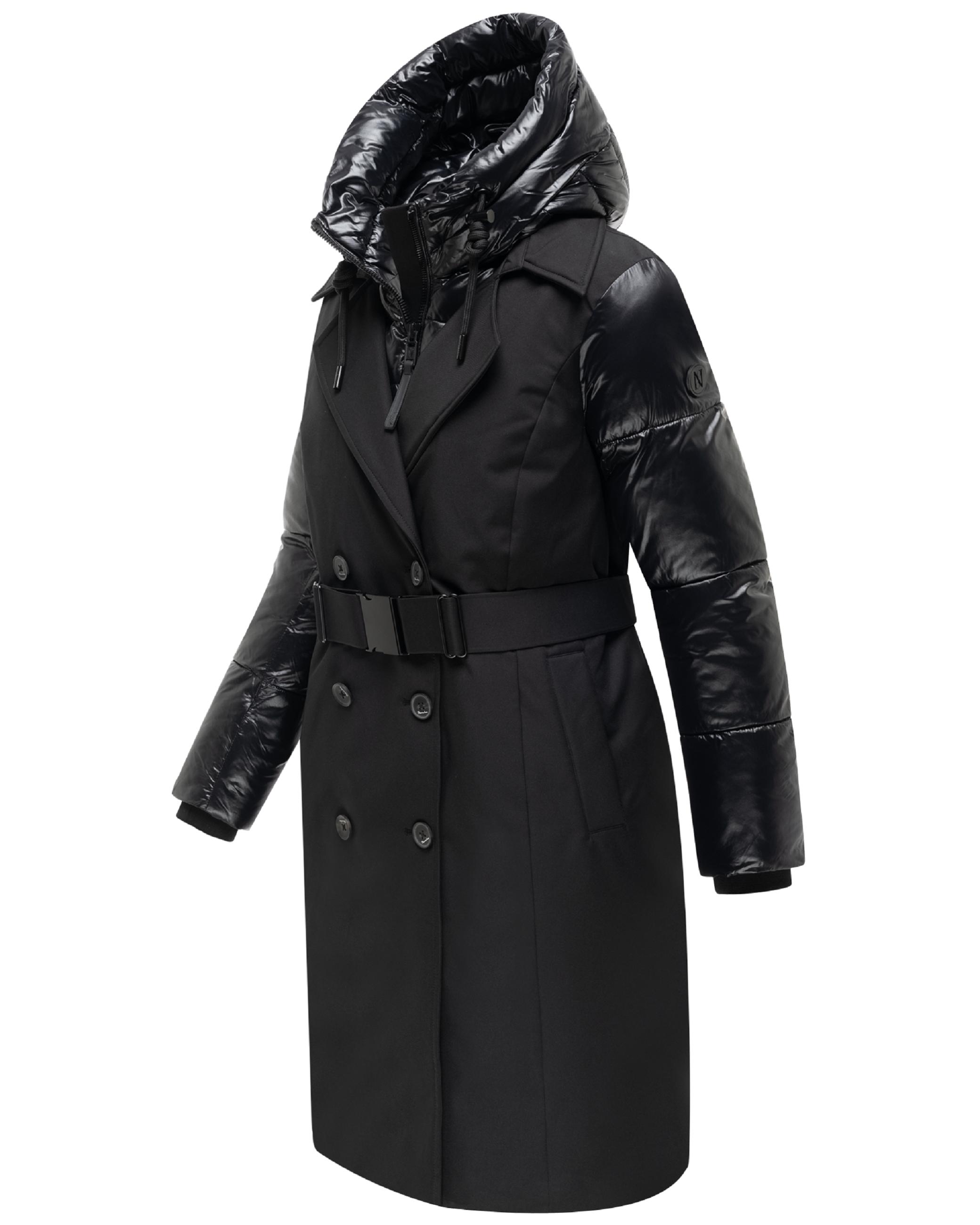 Trenchcoat mit herausnehmbarem Inlay "City-Glow 14" Black