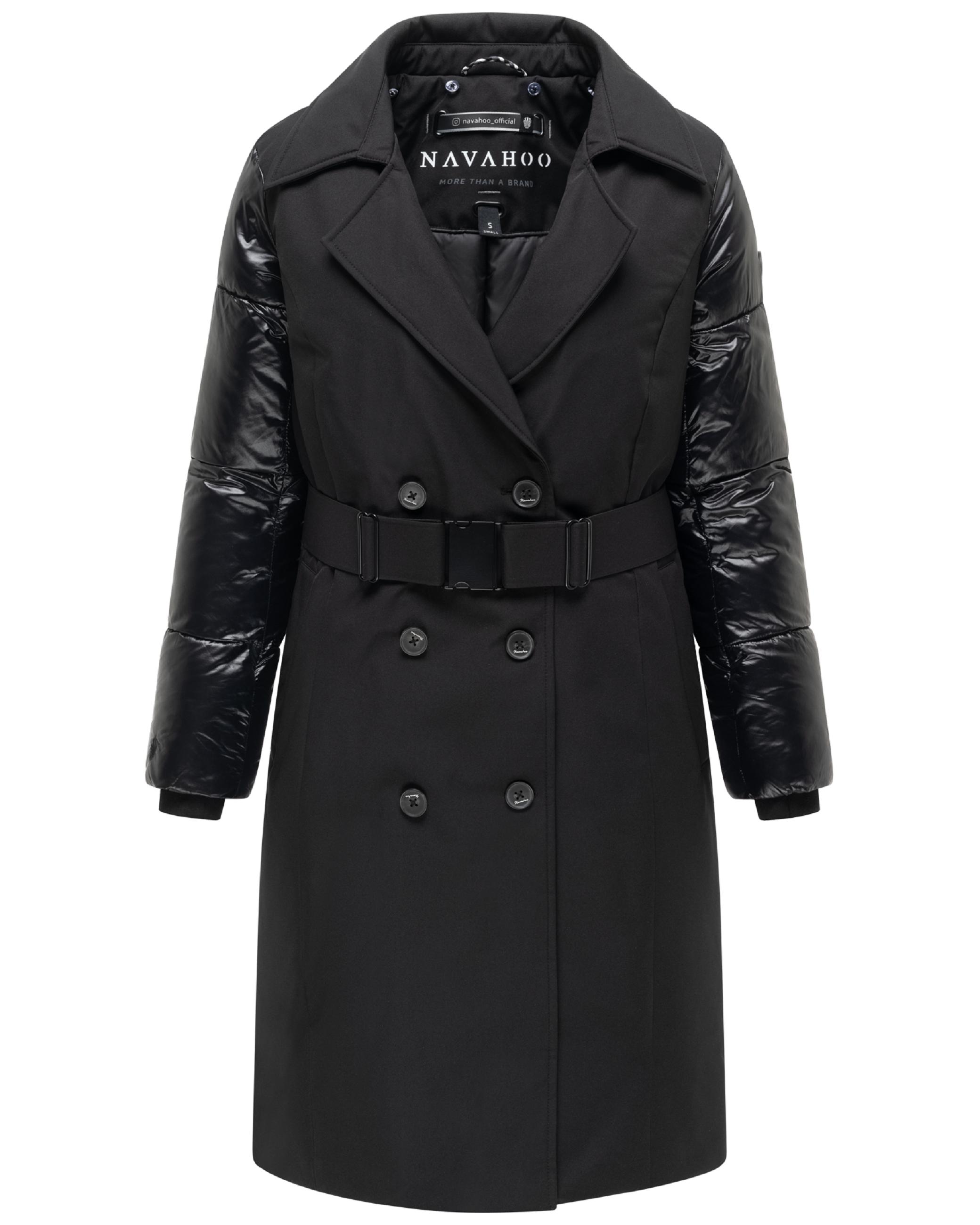 Trenchcoat mit herausnehmbarem Inlay "City-Glow 14" Black