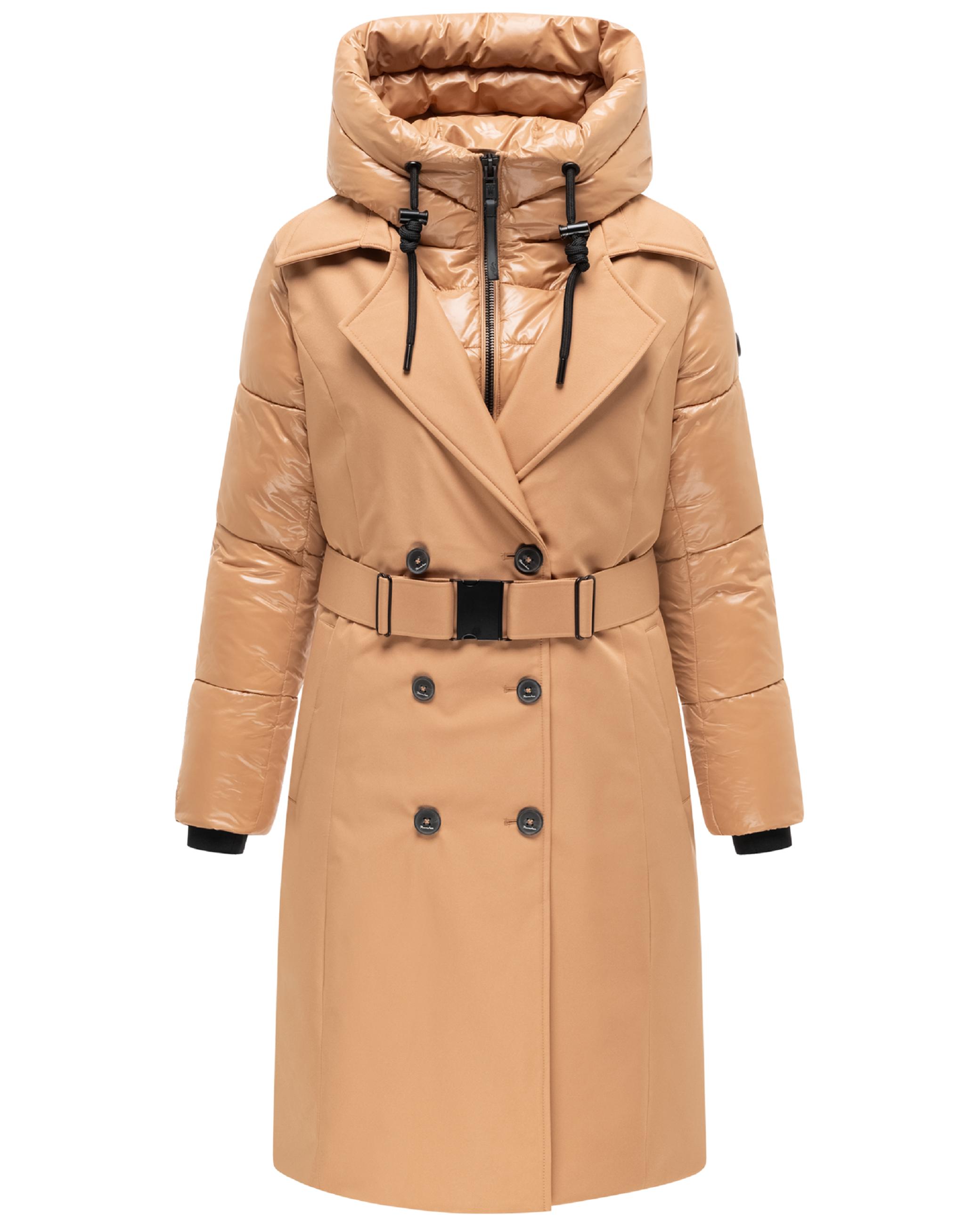 Trenchcoat mit herausnehmbarem Inlay "City-Glow 14" Camel