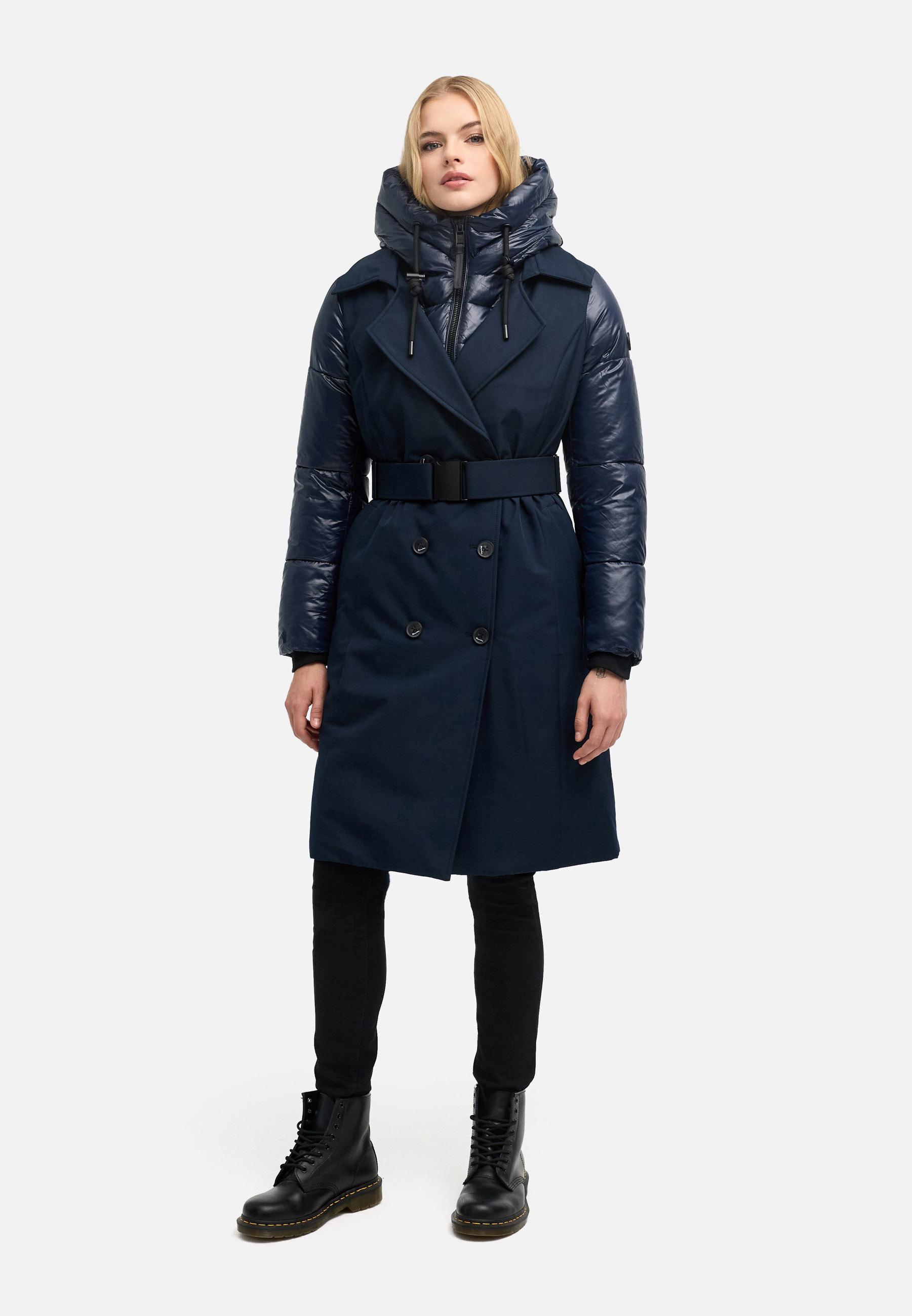 Trenchcoat mit herausnehmbarem Inlay "City-Glow 14" Navy