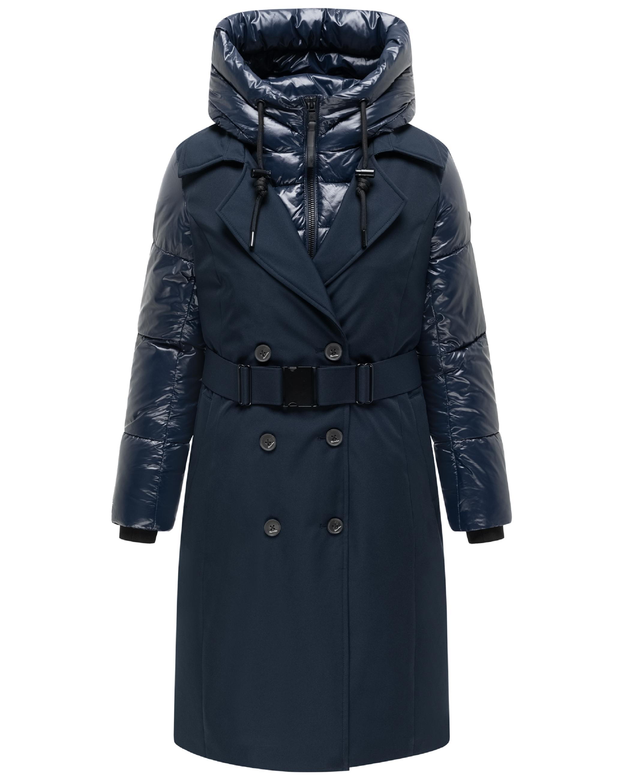 Trenchcoat mit herausnehmbarem Inlay "City-Glow 14" Navy