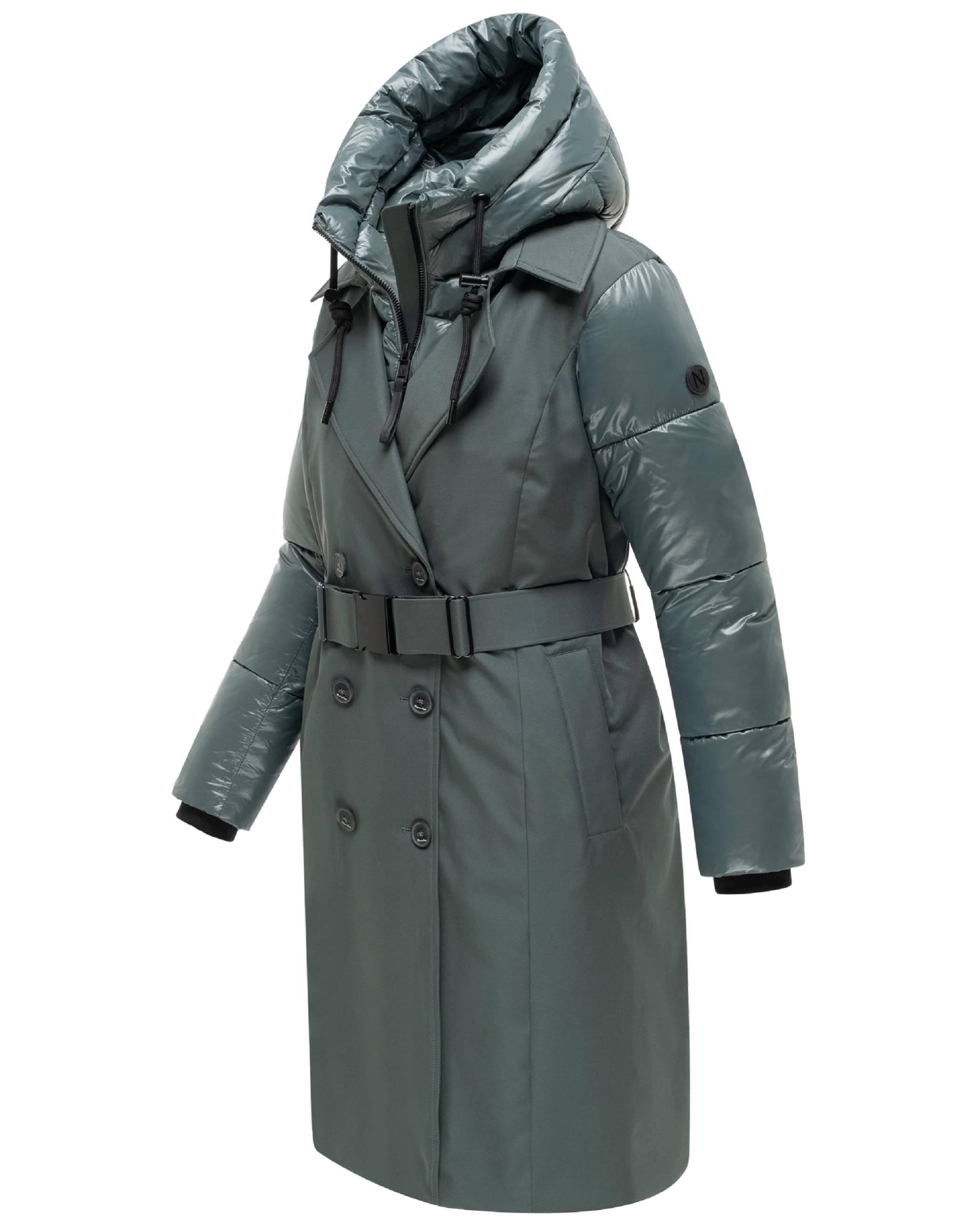 Trenchcoat mit herausnehmbarem Inlay "City-Glow 14" Stone Green
