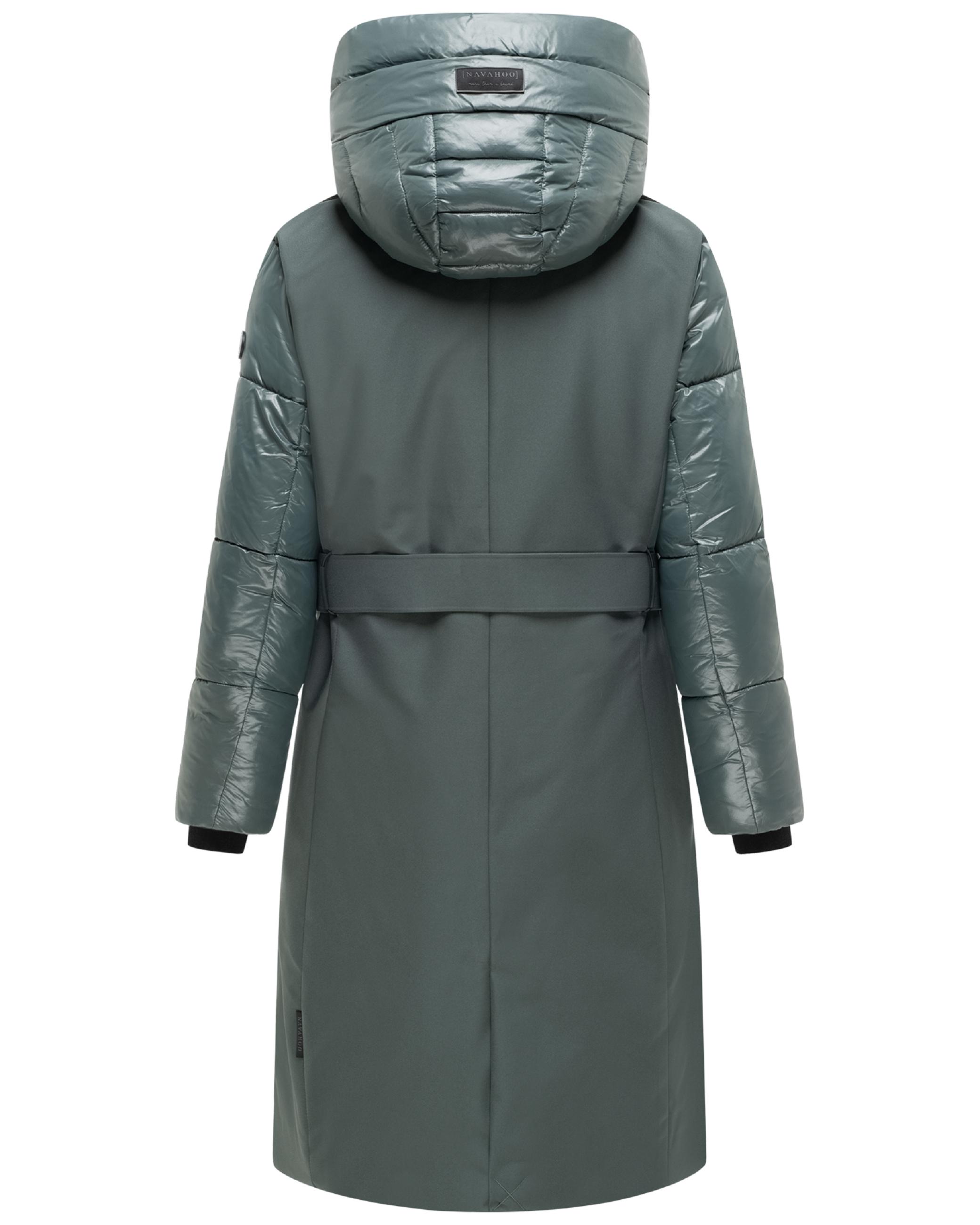 Trenchcoat mit herausnehmbarem Inlay "City-Glow 14" Stone Green
