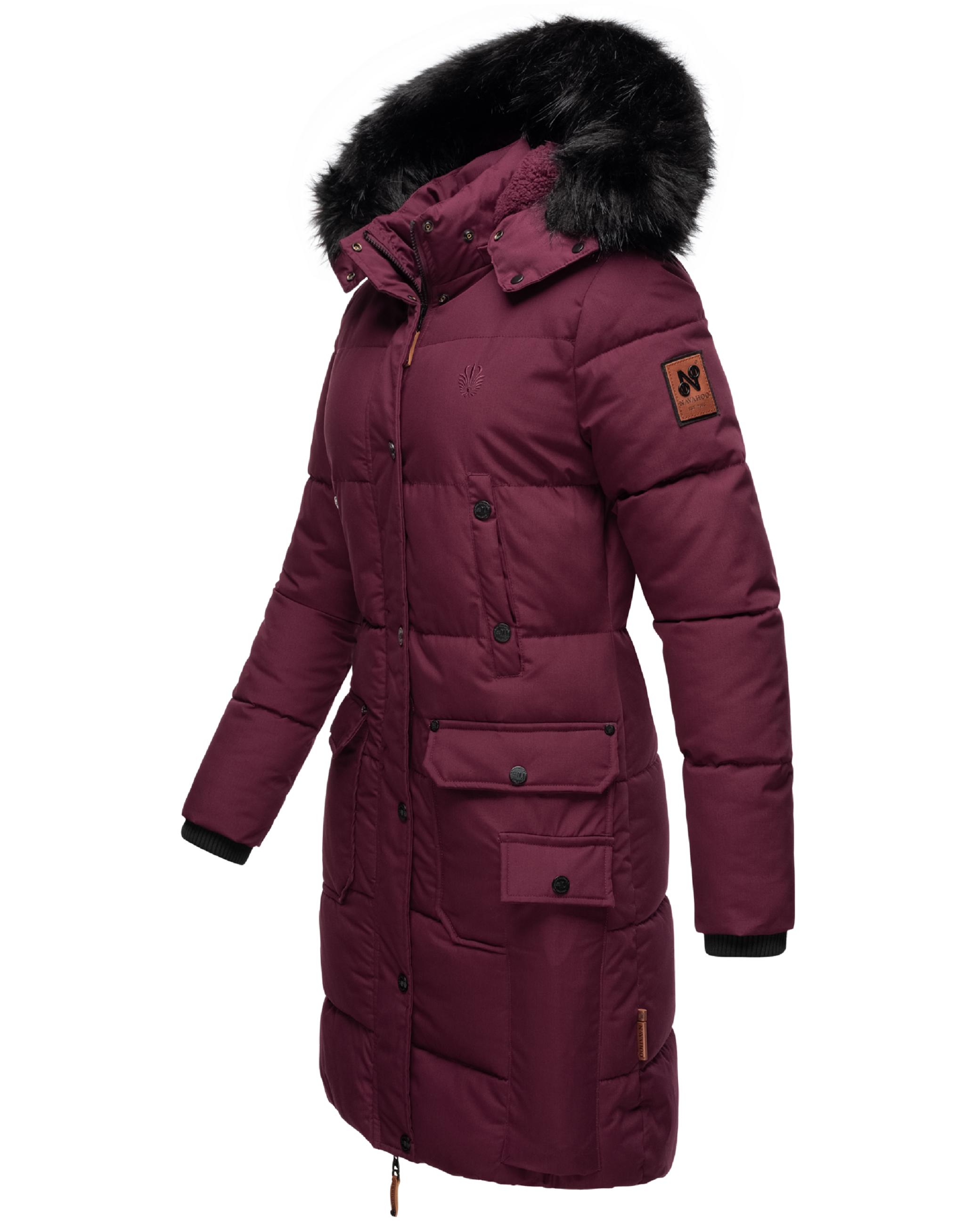 Winterparka mit Kapuze "Cosimaa" Wine