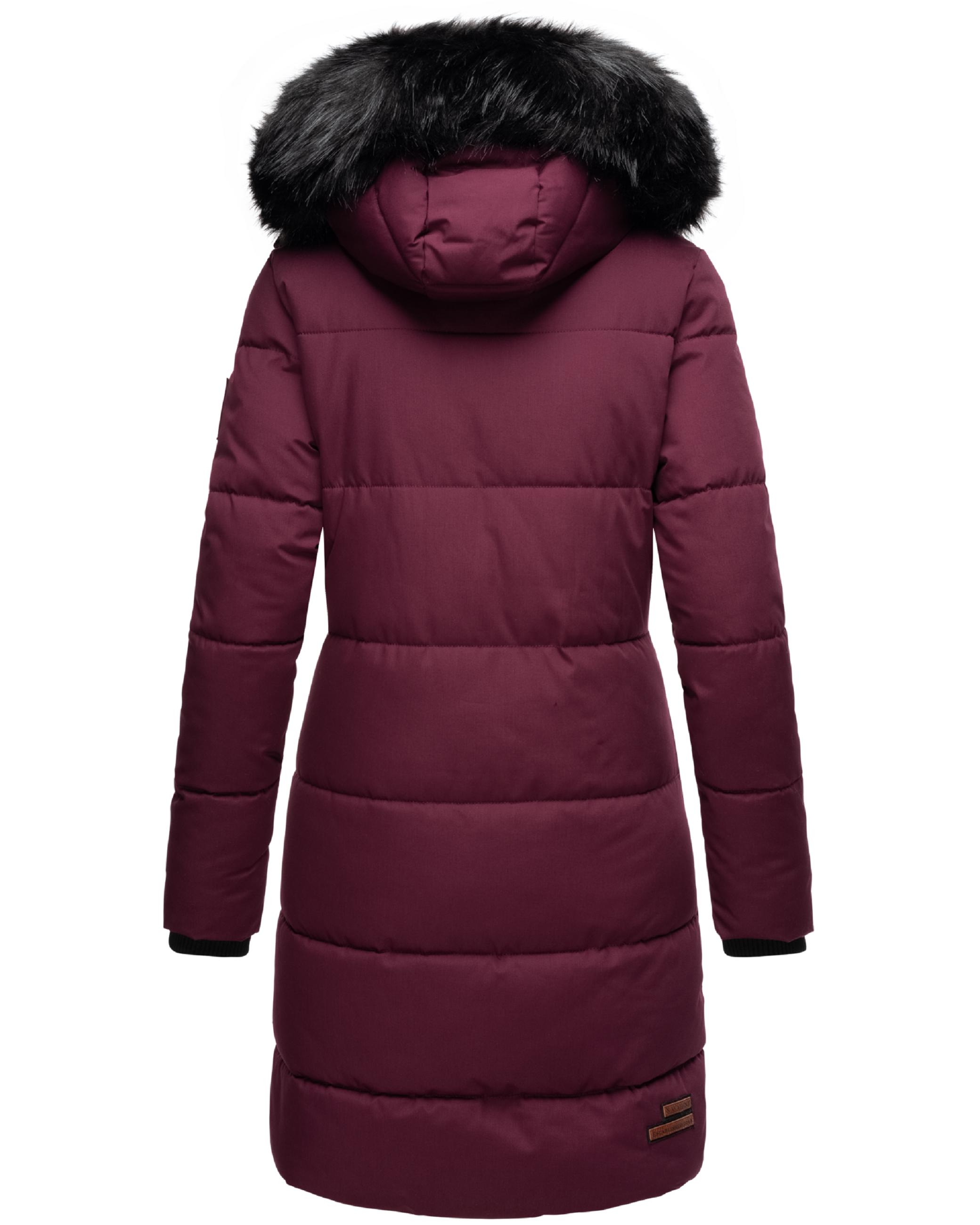 Winterparka mit Kapuze "Cosimaa" Wine