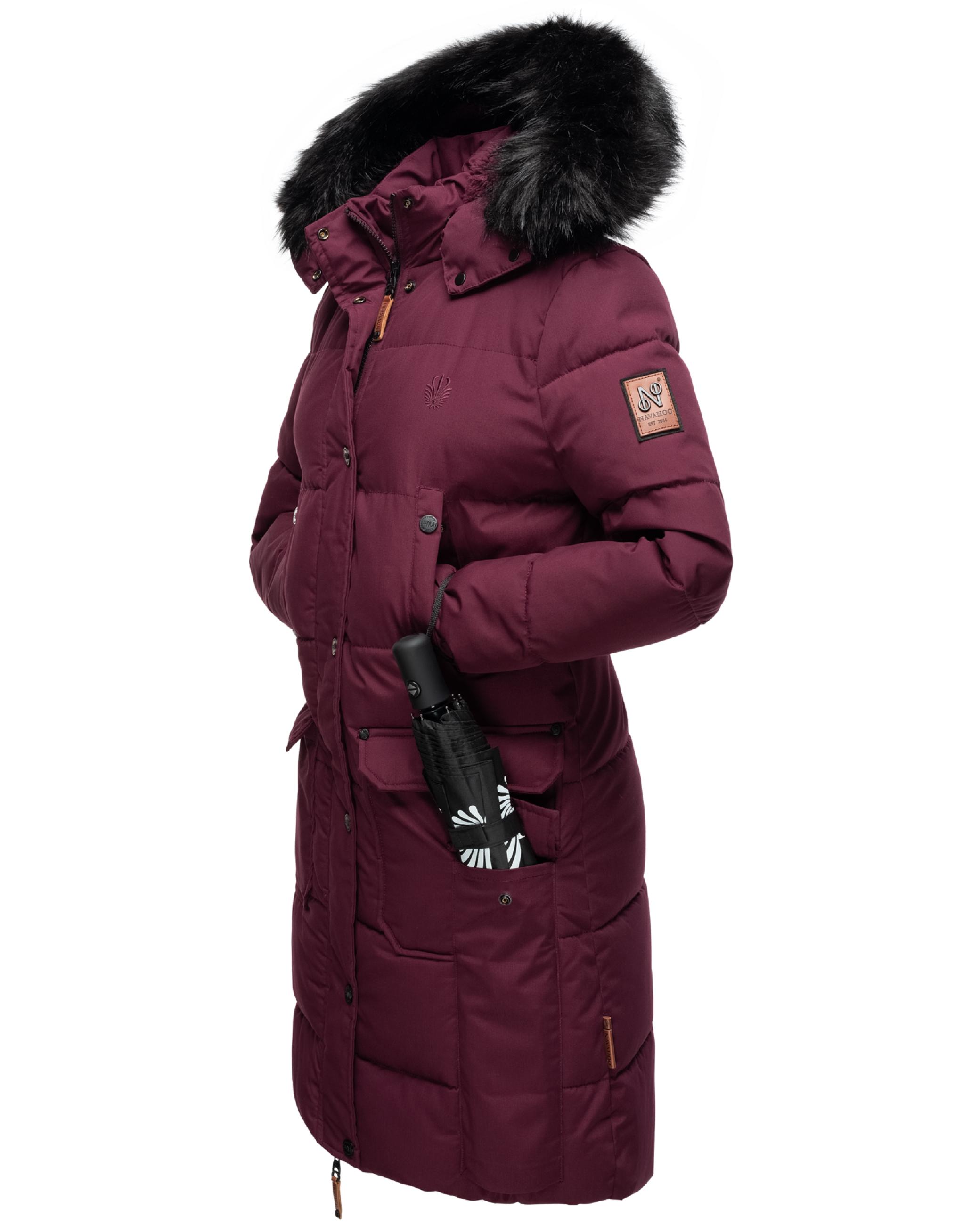 Winterparka mit Kapuze "Cosimaa" Wine