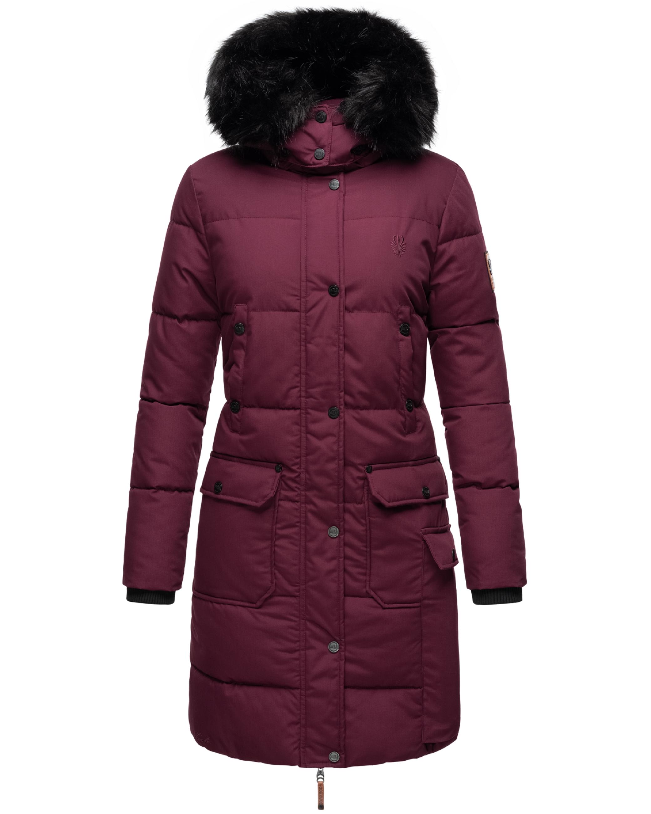 Winterparka mit Kapuze "Cosimaa" Wine