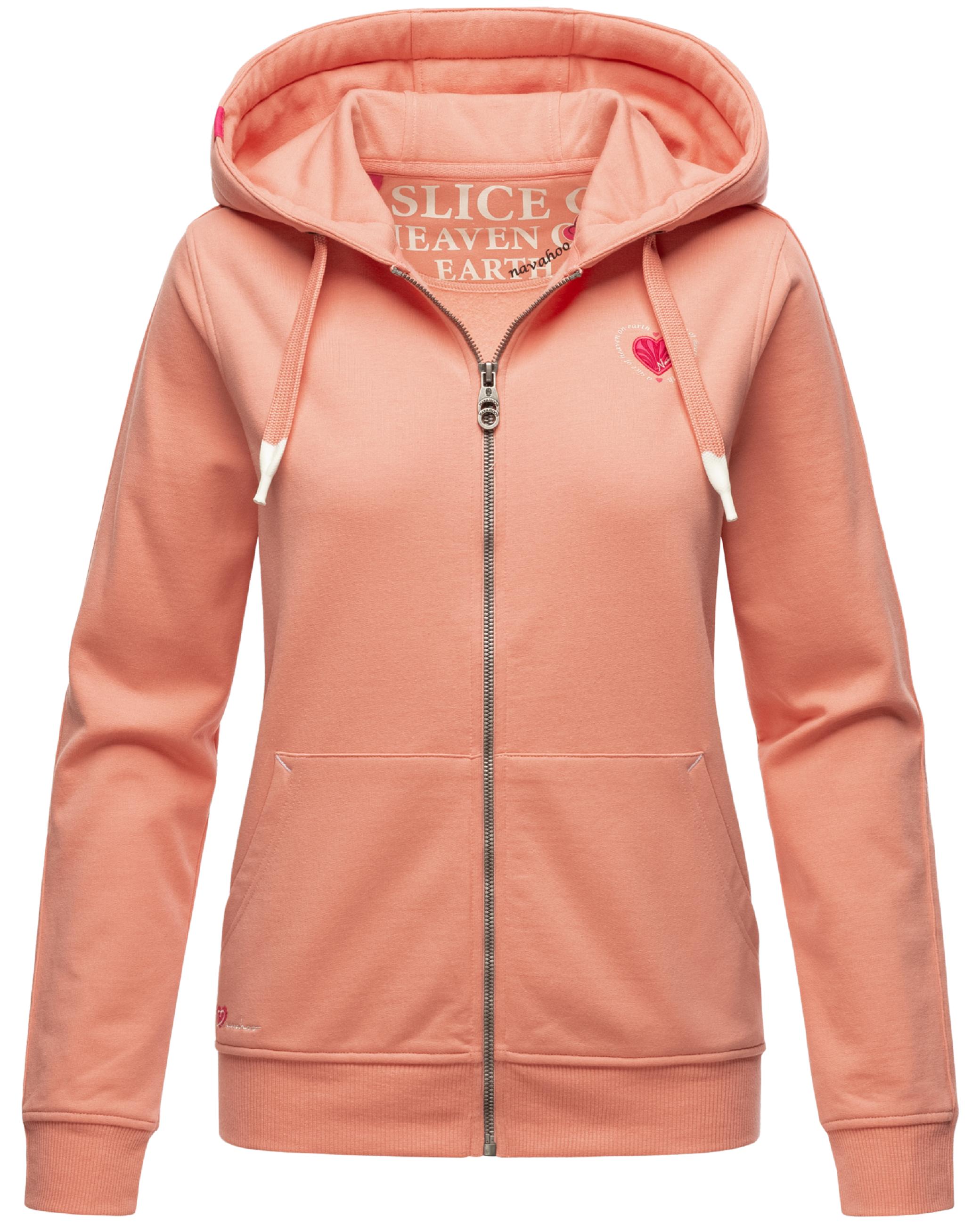 Extraweiche Sweatjacke mit Kapuze "Cremetörtchen" Apricot