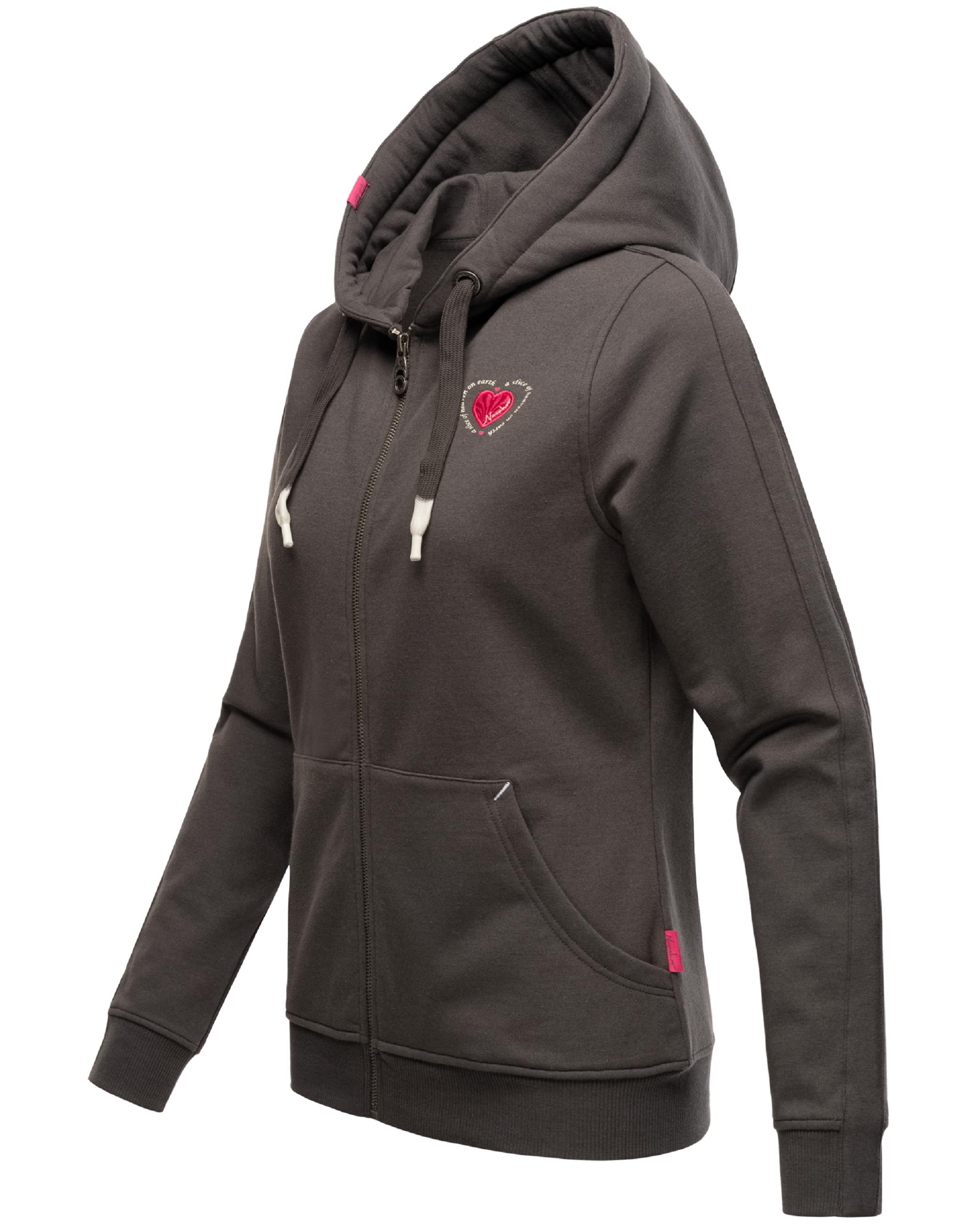 Extraweiche Sweatjacke mit Kapuze "Cremetörtchen" Dark Grey