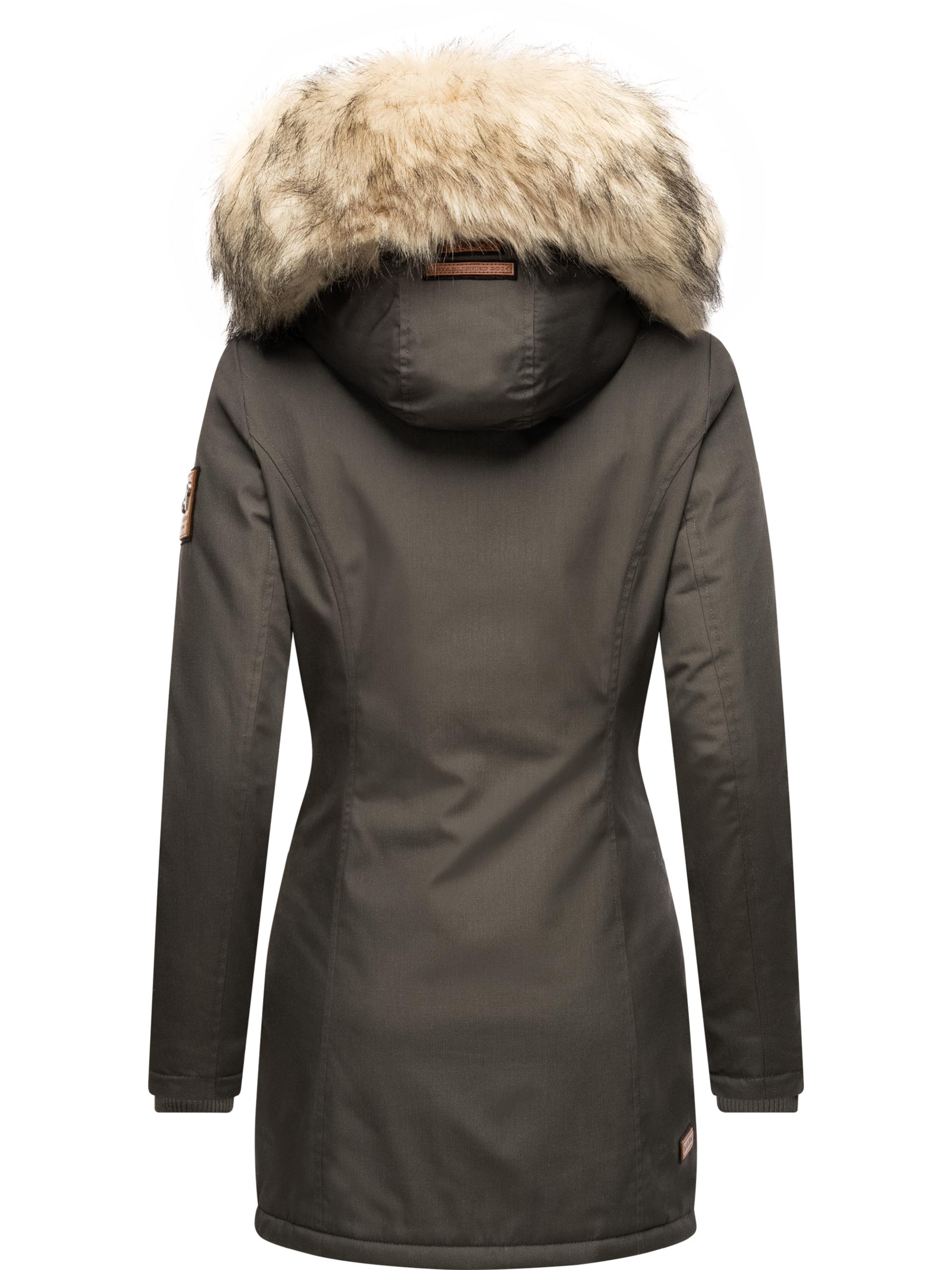 Winterparka mit Kapuze "Cristal" Anthracite