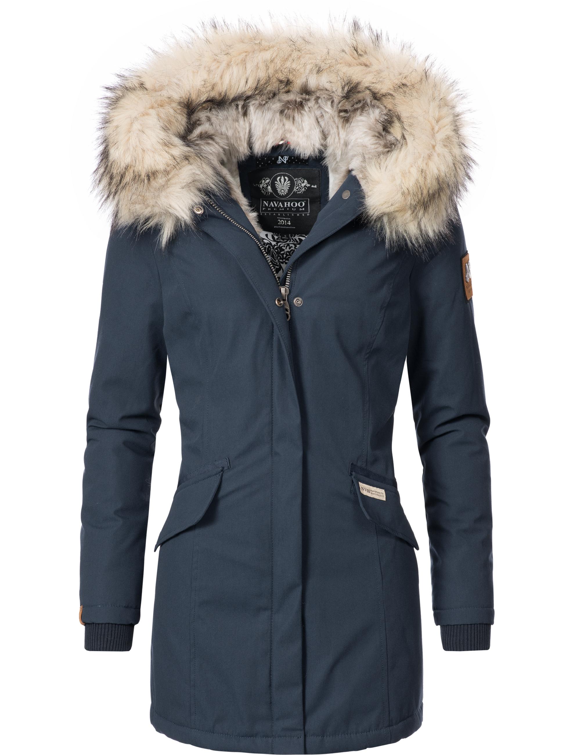 Winterparka mit Kapuze "Cristal" Blau