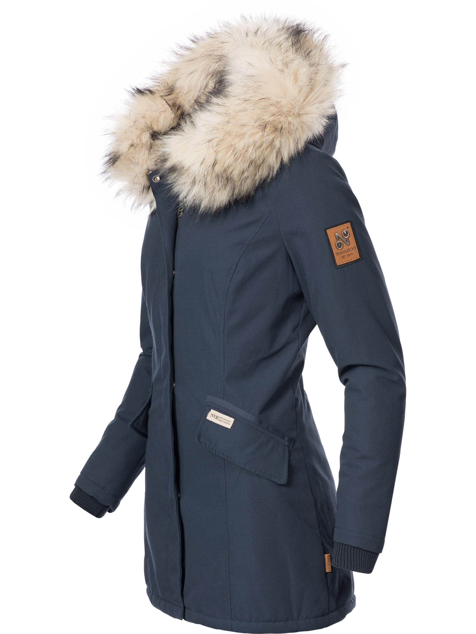 Winterparka mit Kapuze "Cristal" Blau