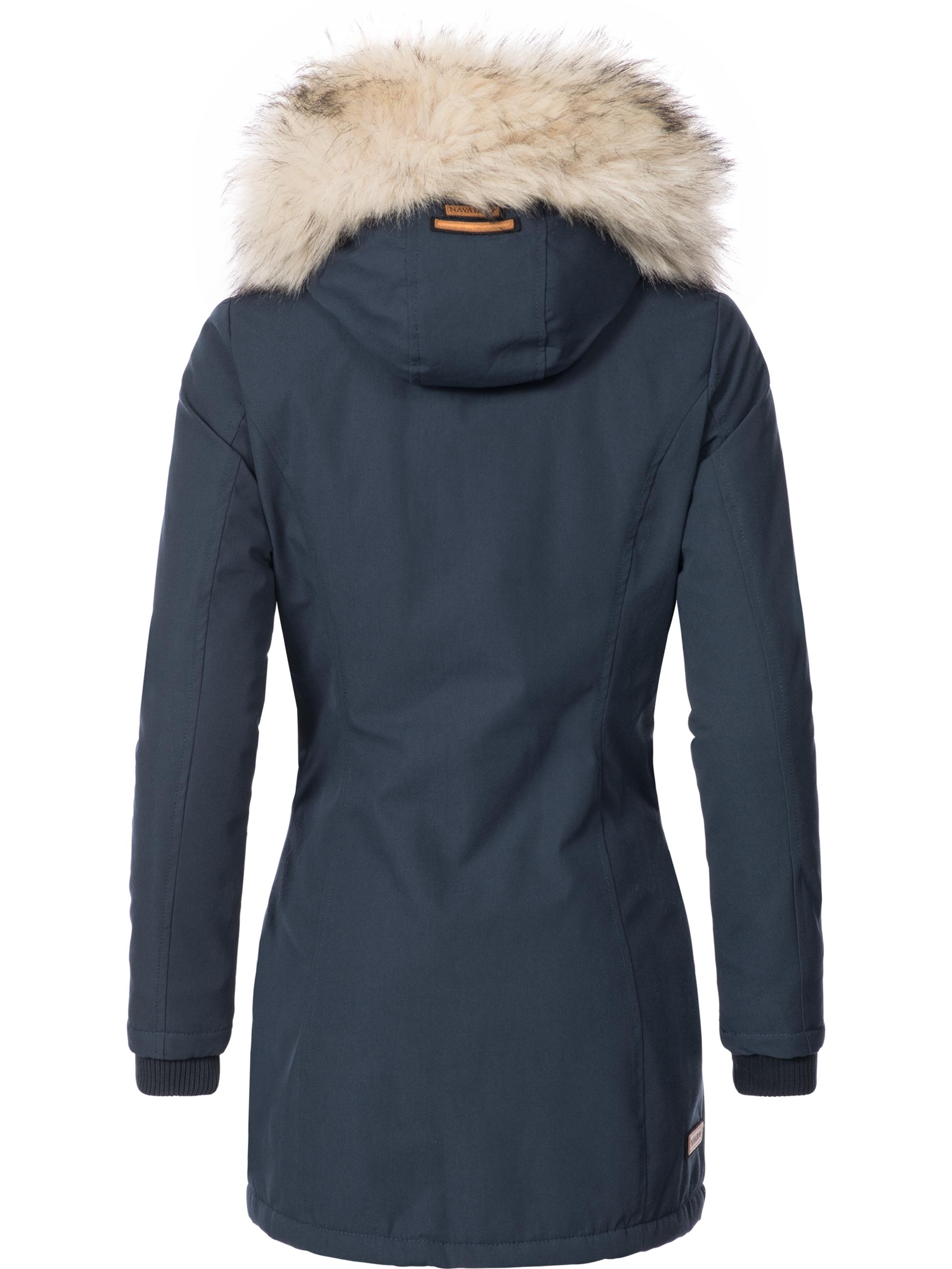 Winterparka mit Kapuze "Cristal" Blau