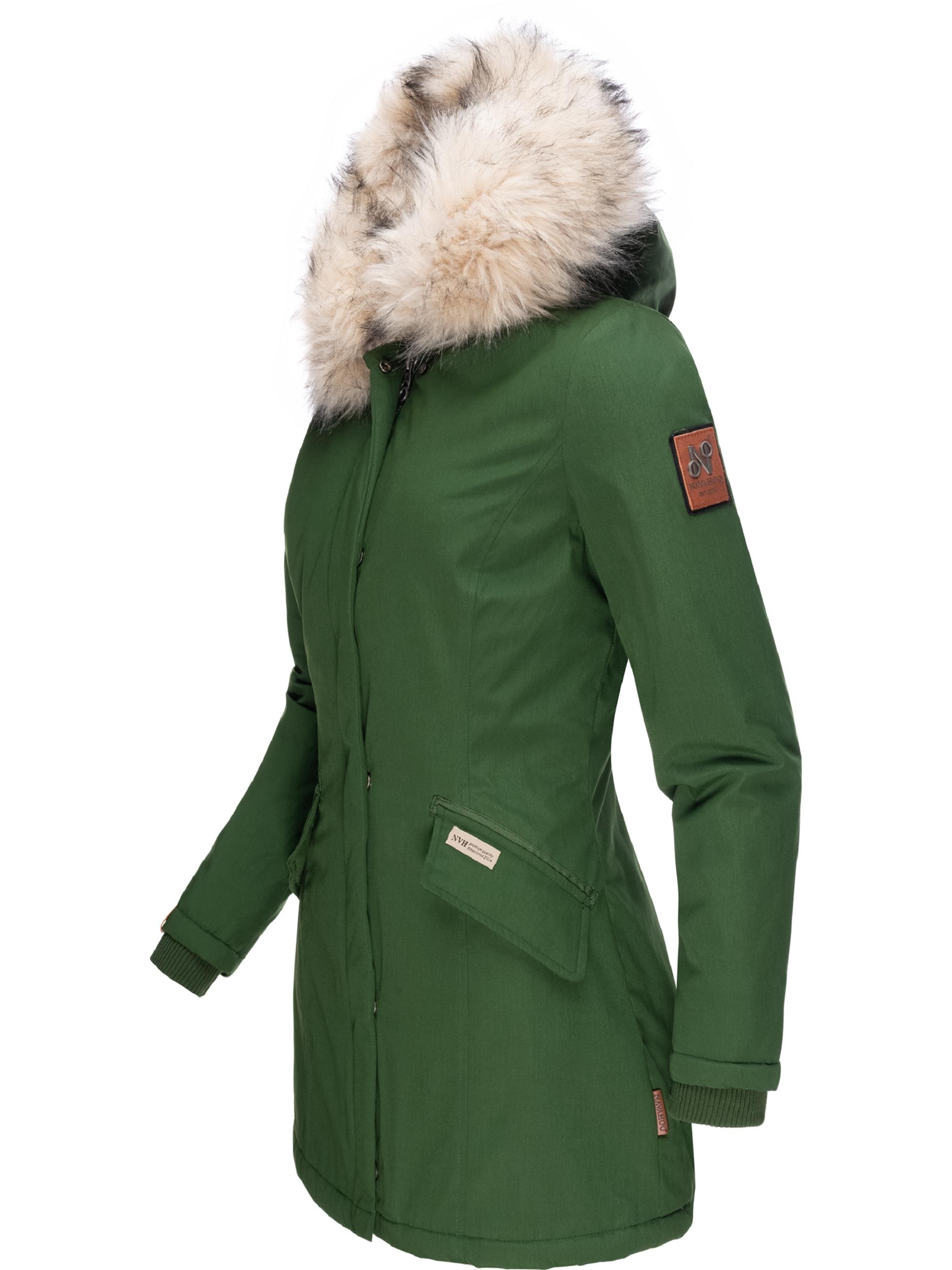 Winterparka mit Kapuze "Cristal" Green