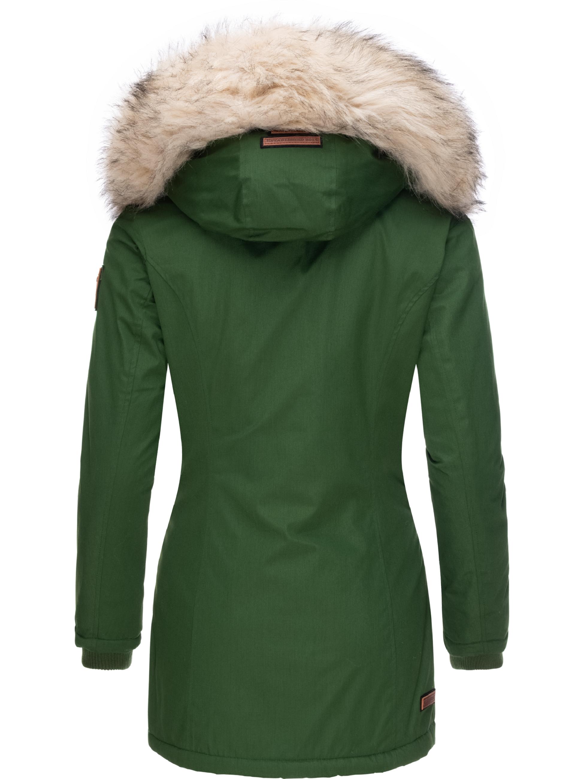 Winterparka mit Kapuze "Cristal" Green