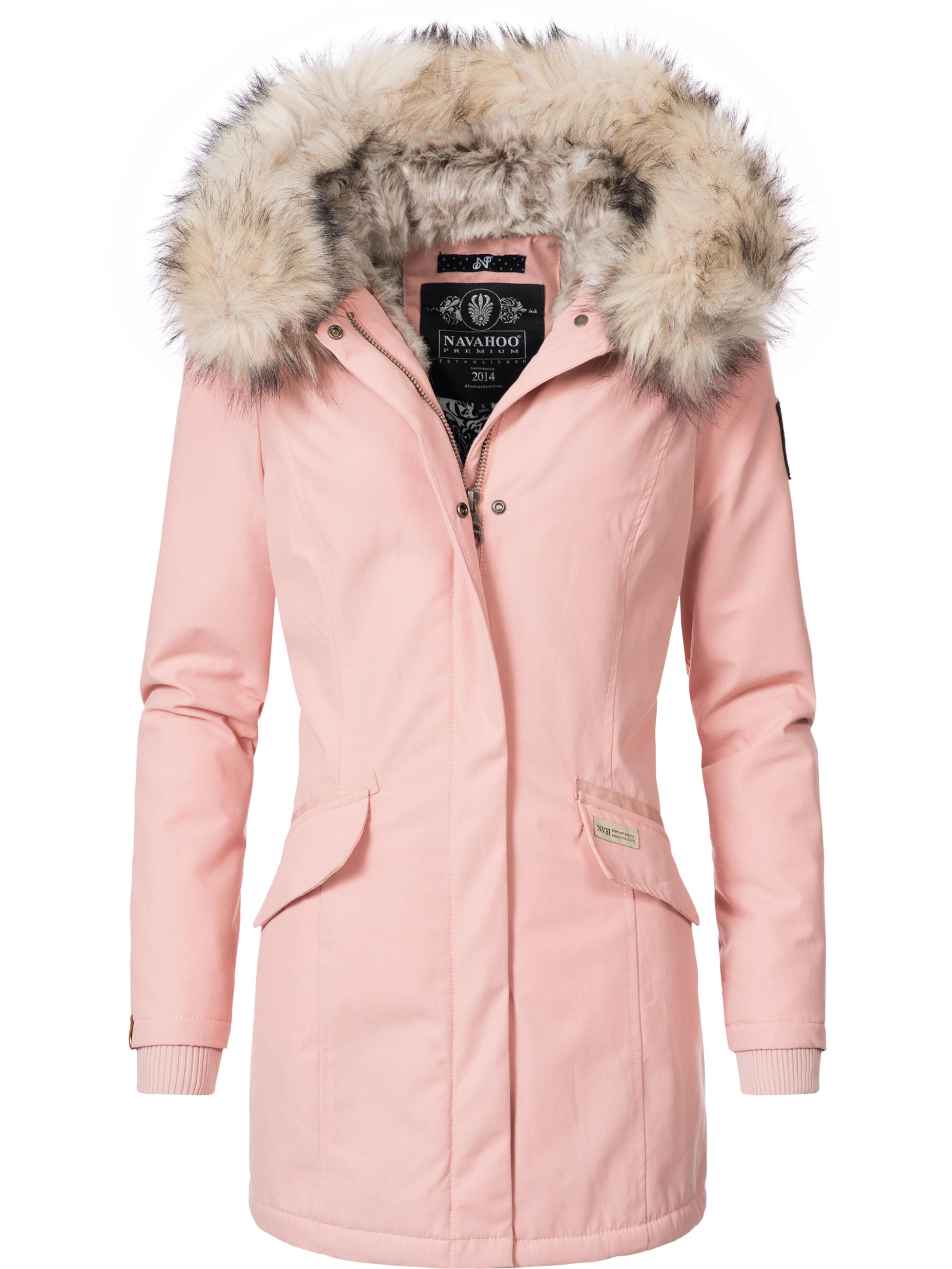 Winterparka mit Kapuze "Cristal" Rose