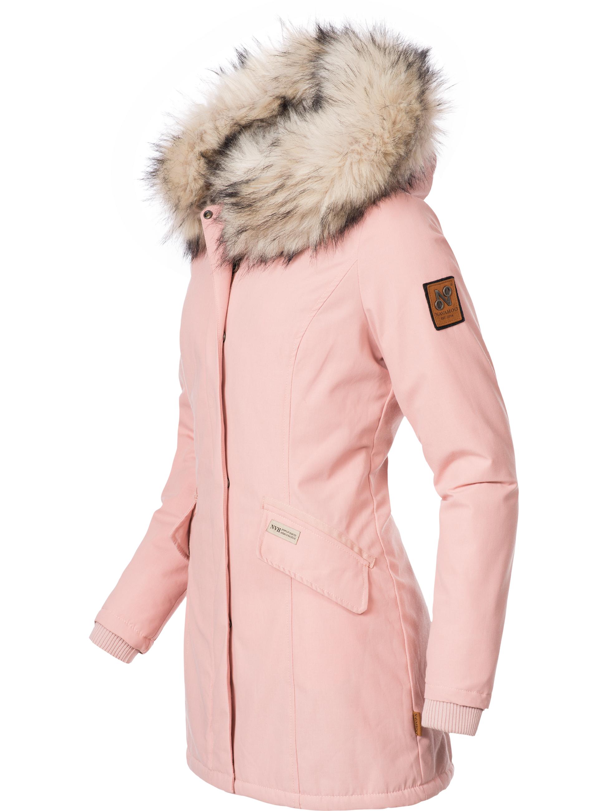 Winterparka mit Kapuze "Cristal" Rose