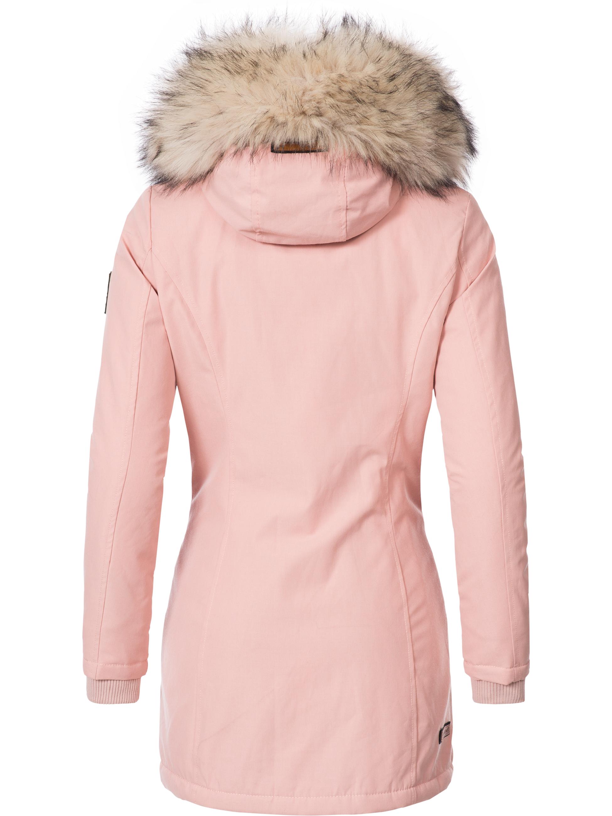 Winterparka mit Kapuze "Cristal" Rose