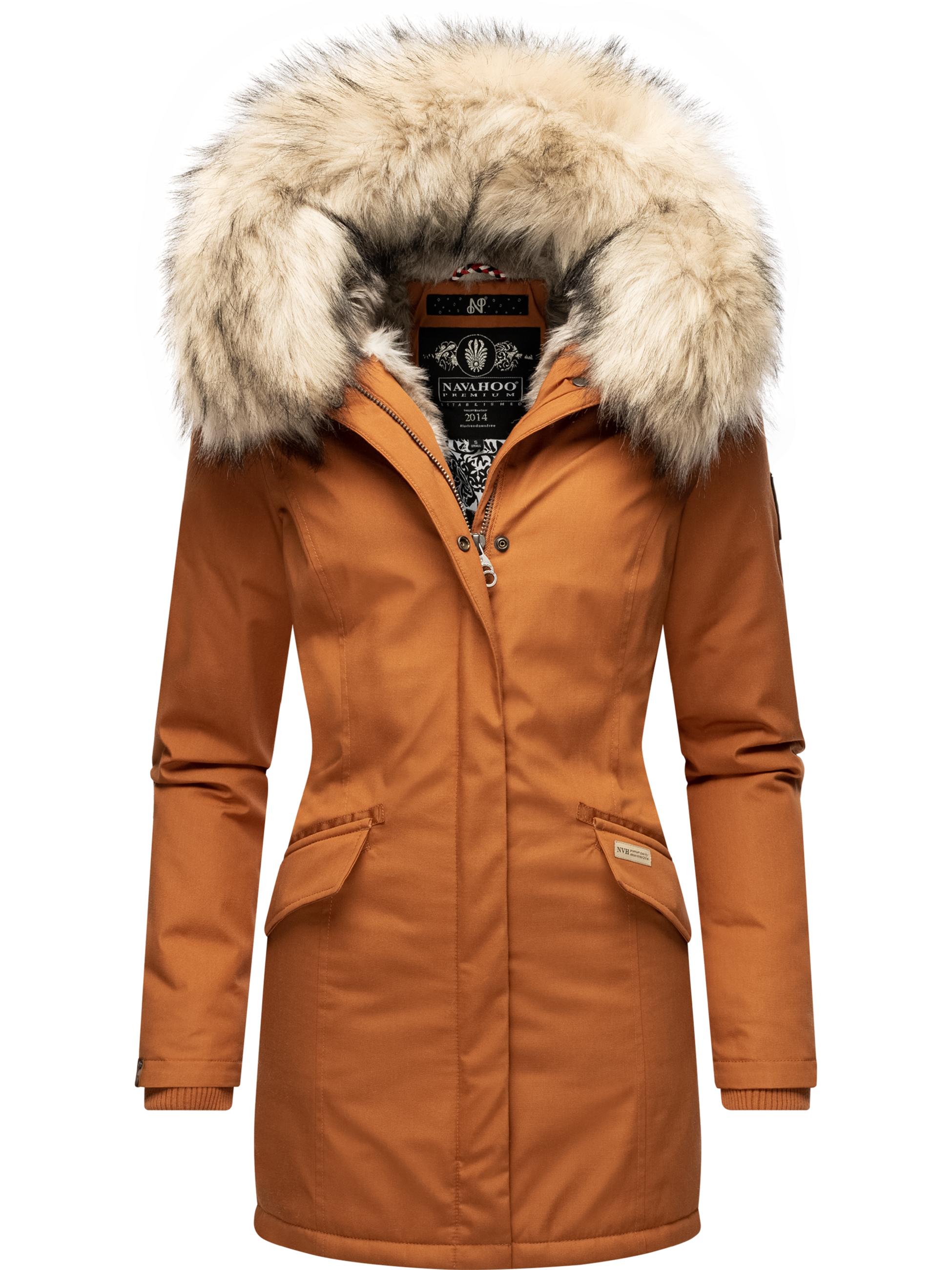 Winterparka mit Kapuze "Cristal" Rusty Cinnamon